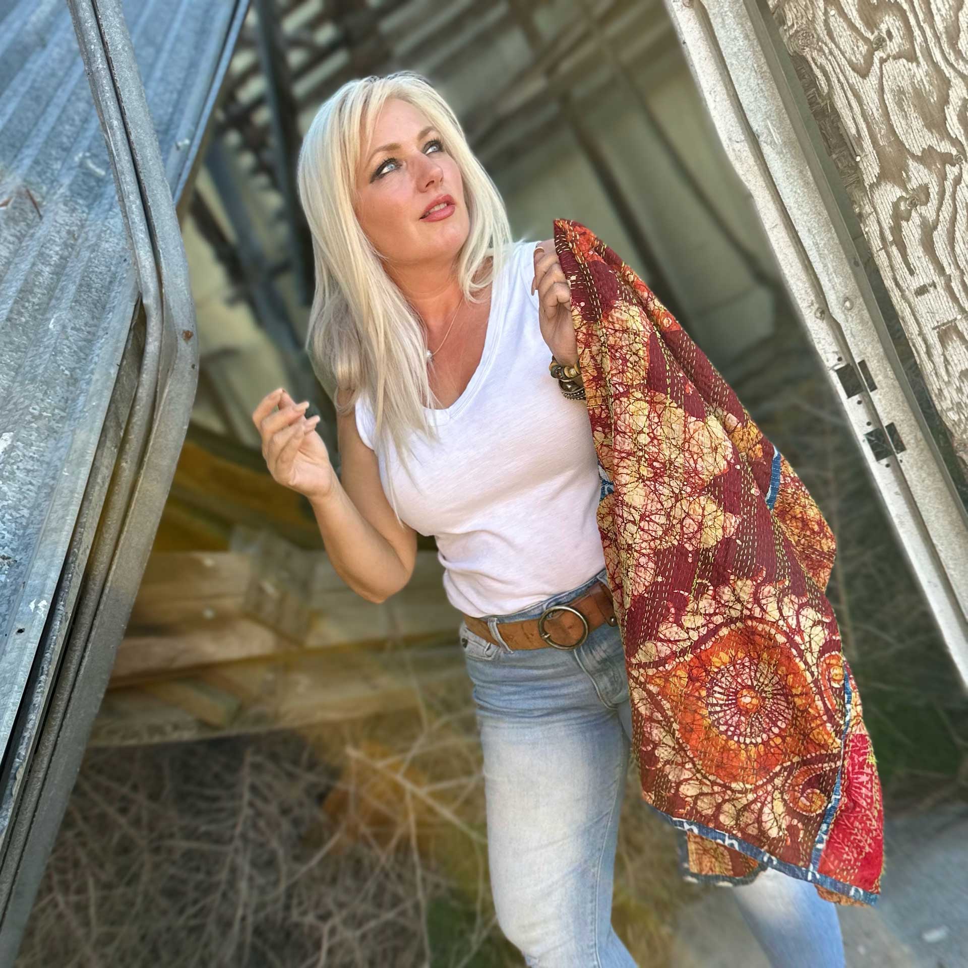 Sari Silk Kimono #23