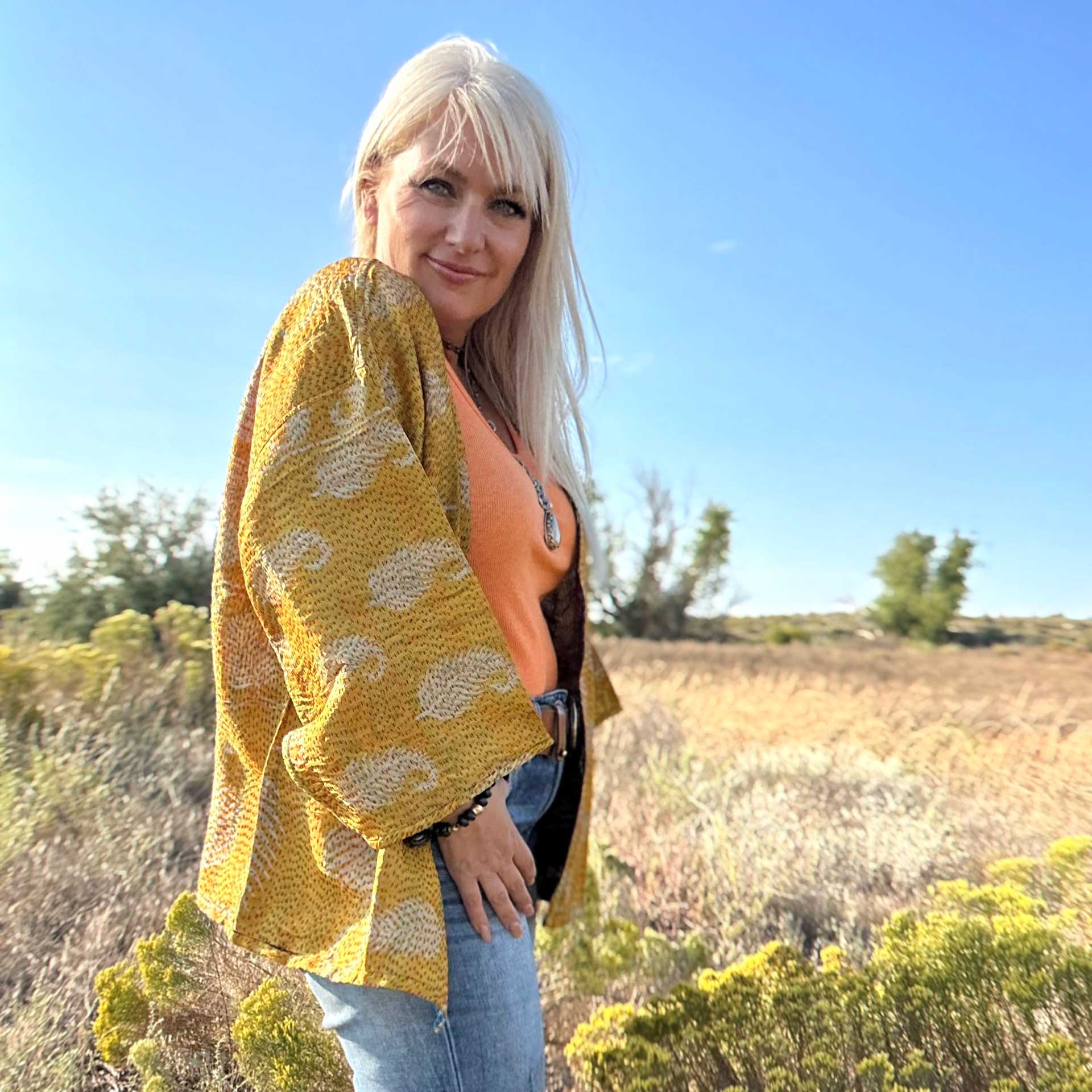 Sari Silk Kimono #29