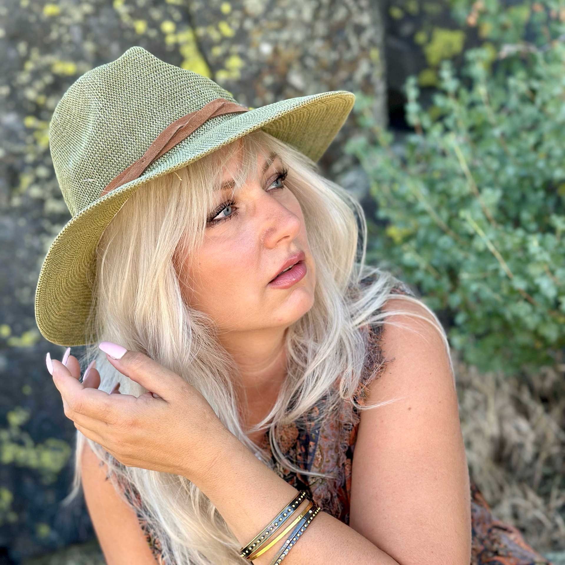 Sedona Panama Hat (Sage)