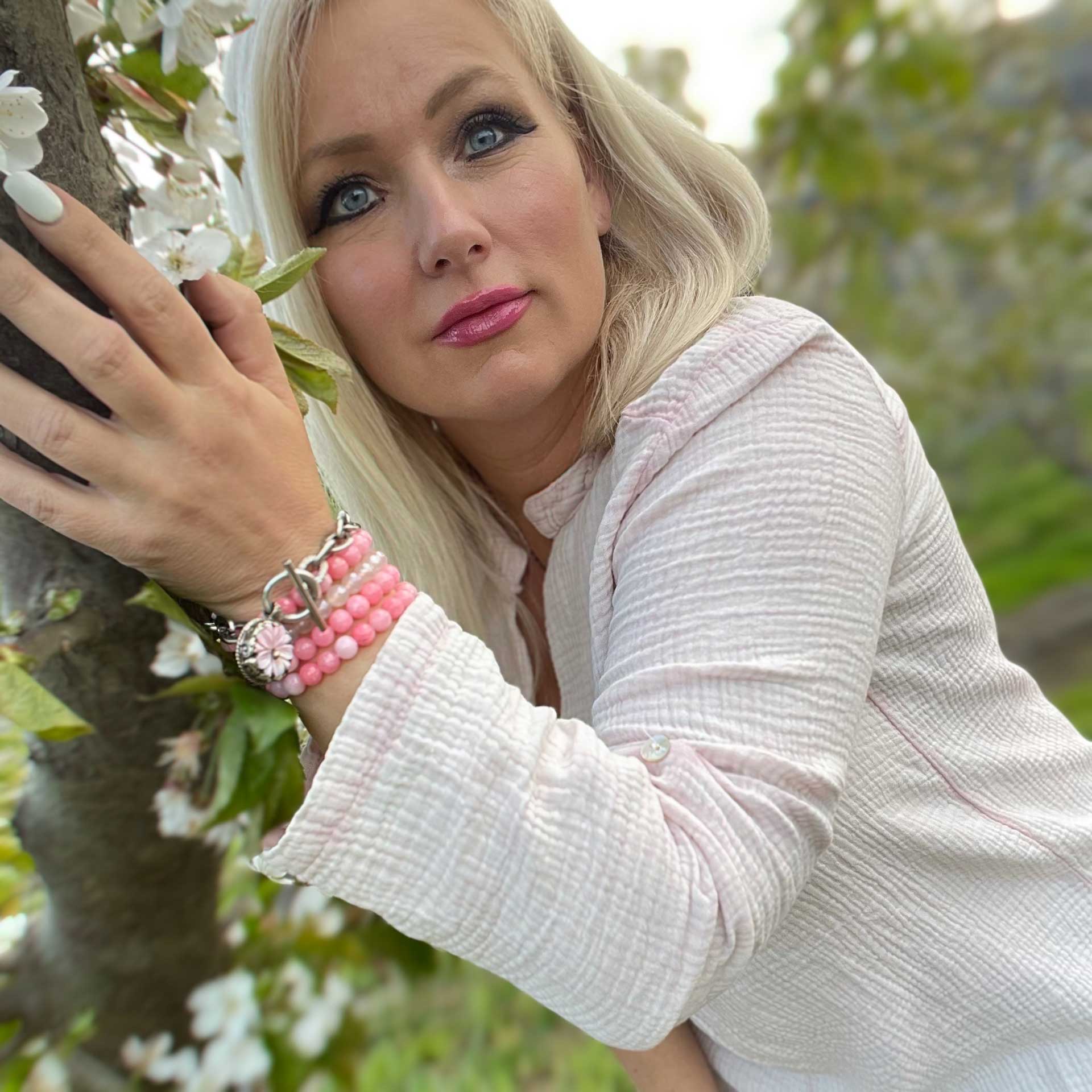 Shiloh Gauze Top (Pink)