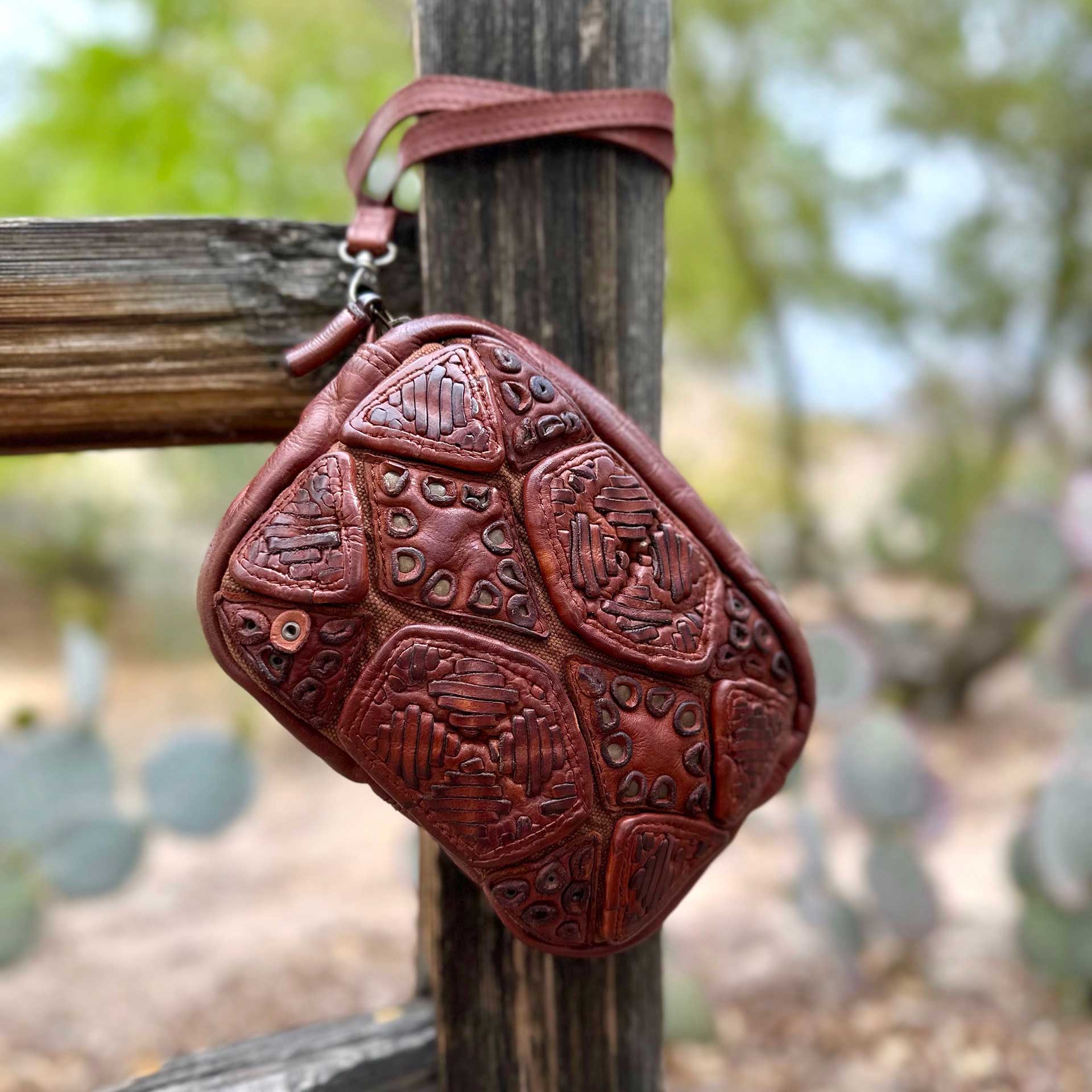 Silva Leather Crossbody Bag (Cognac)