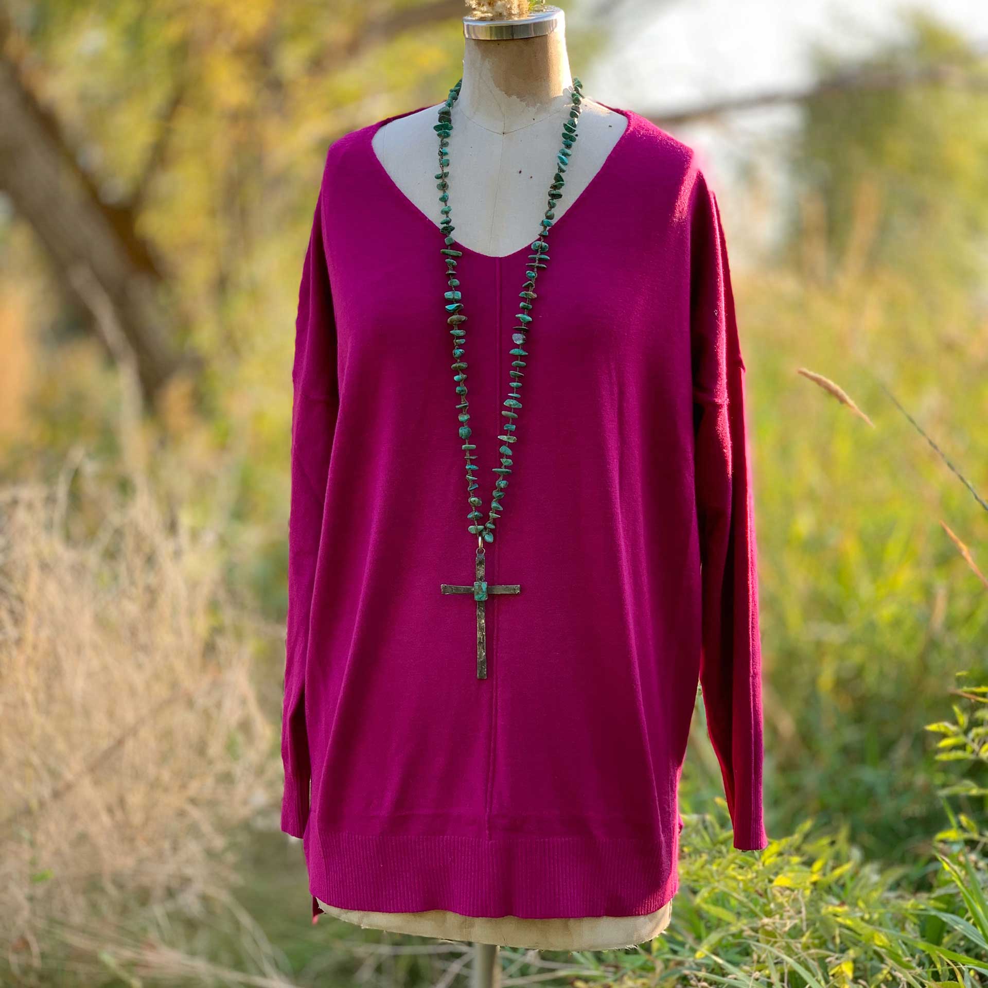 Simple Truth Pullover (Dragonfruit)