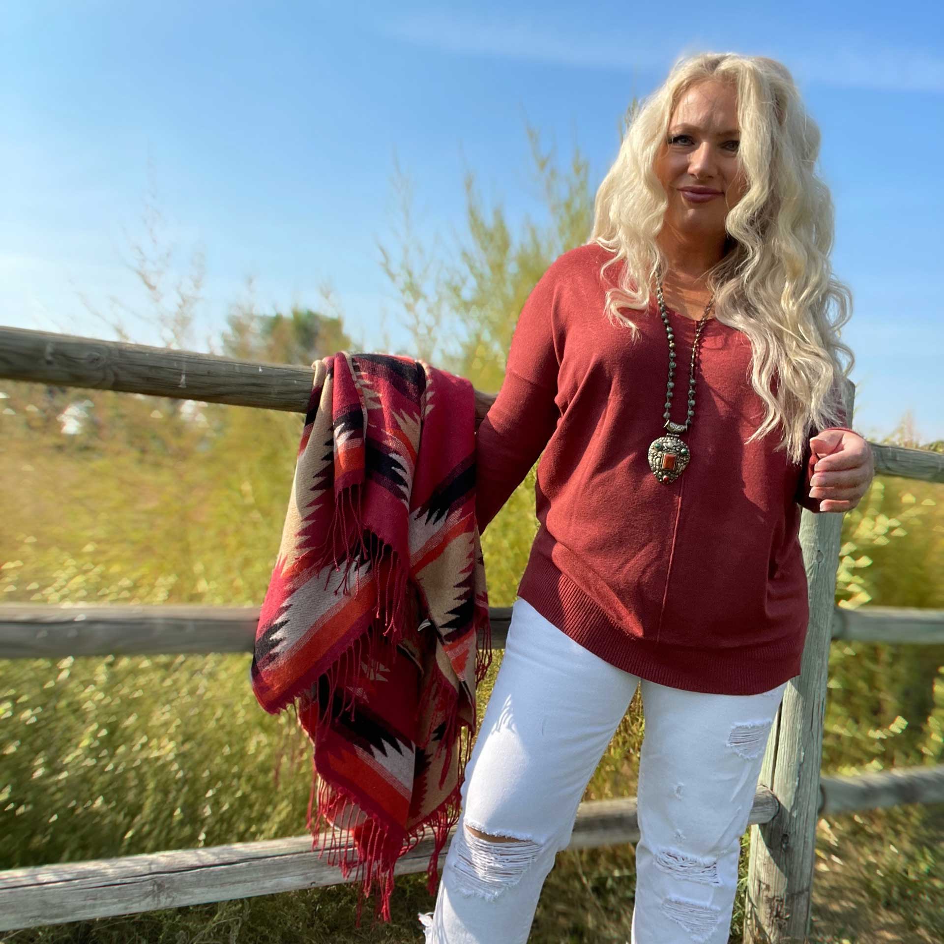 Simple Truth Pullover (Marsala)