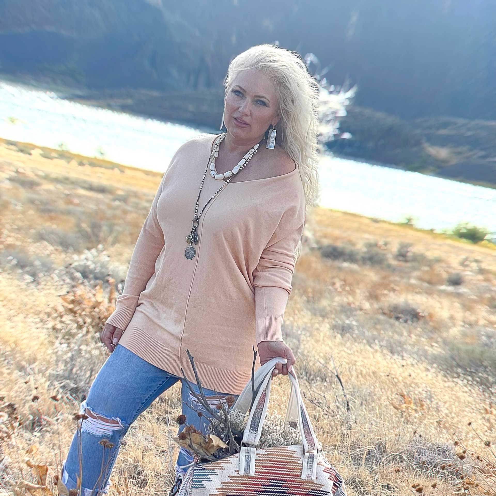 Simple Truth Pullover (Peach)