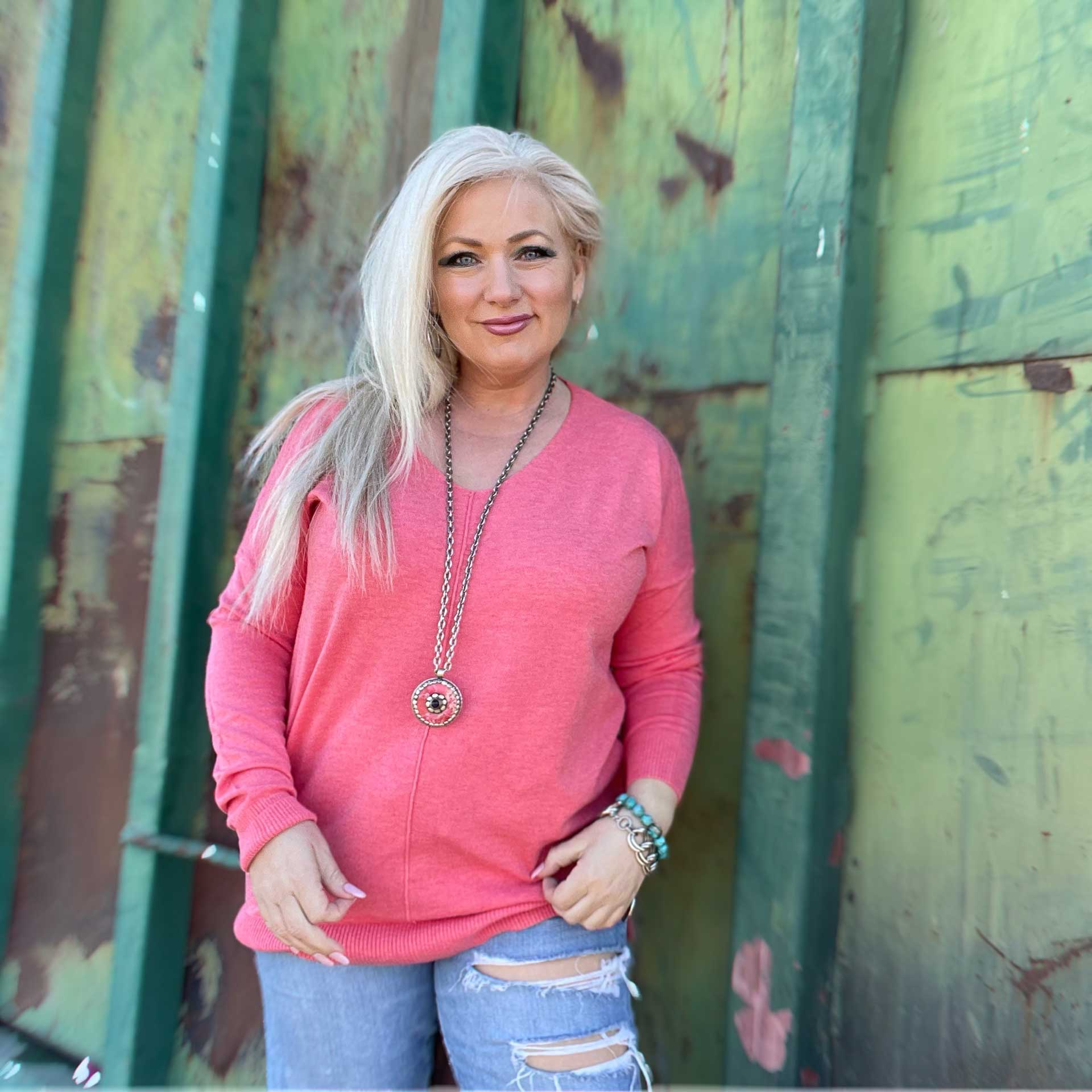 Simple Truth Pullover (Watermelon)