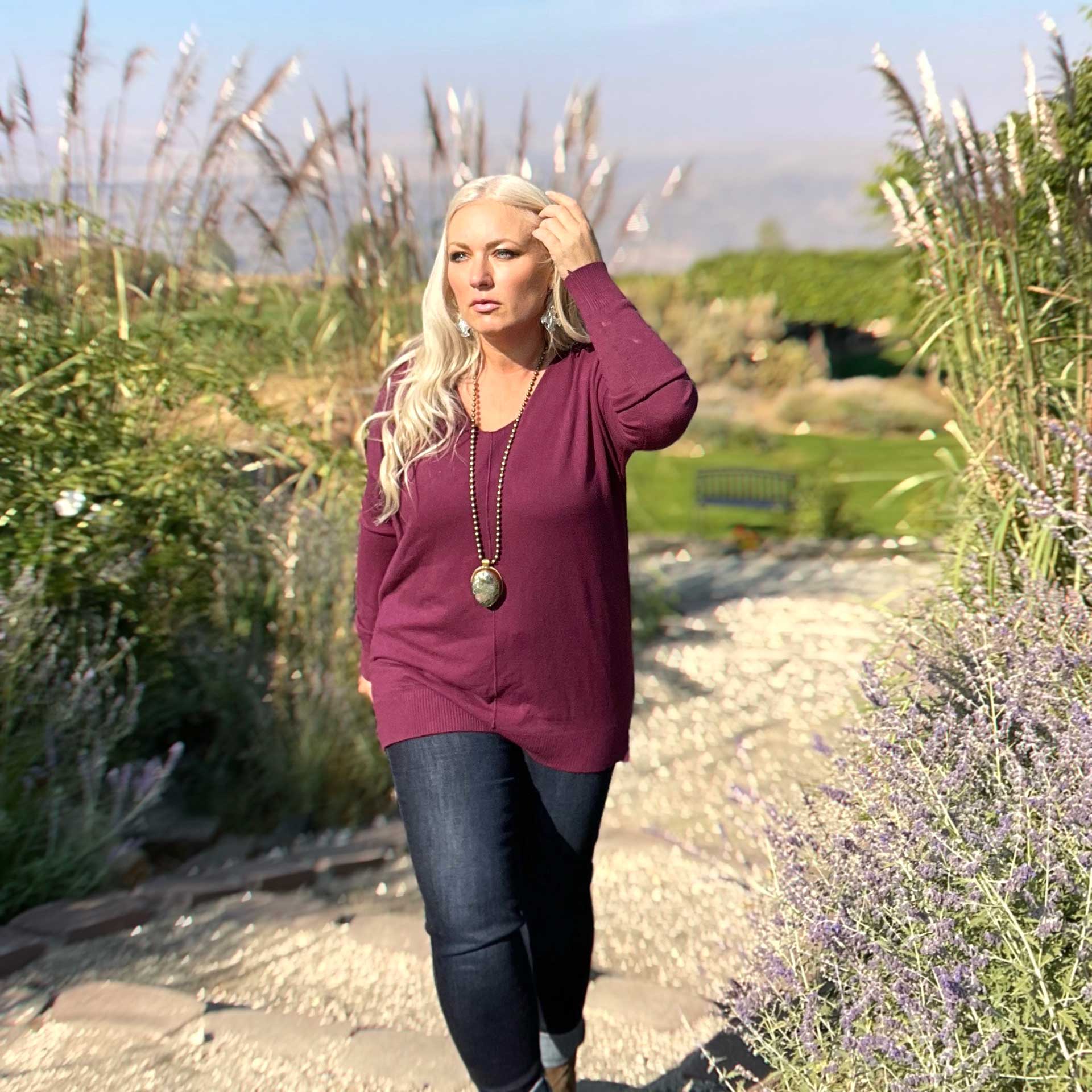 Simple Truth Pullover (Wine)