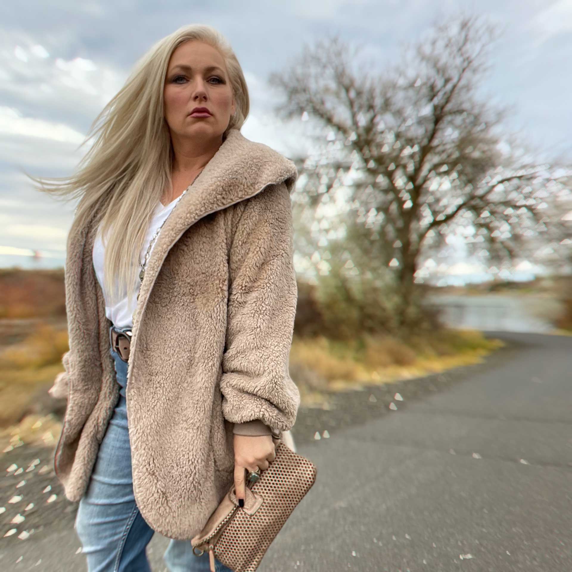 So Cozy Hooded Cardigan (Khaki)