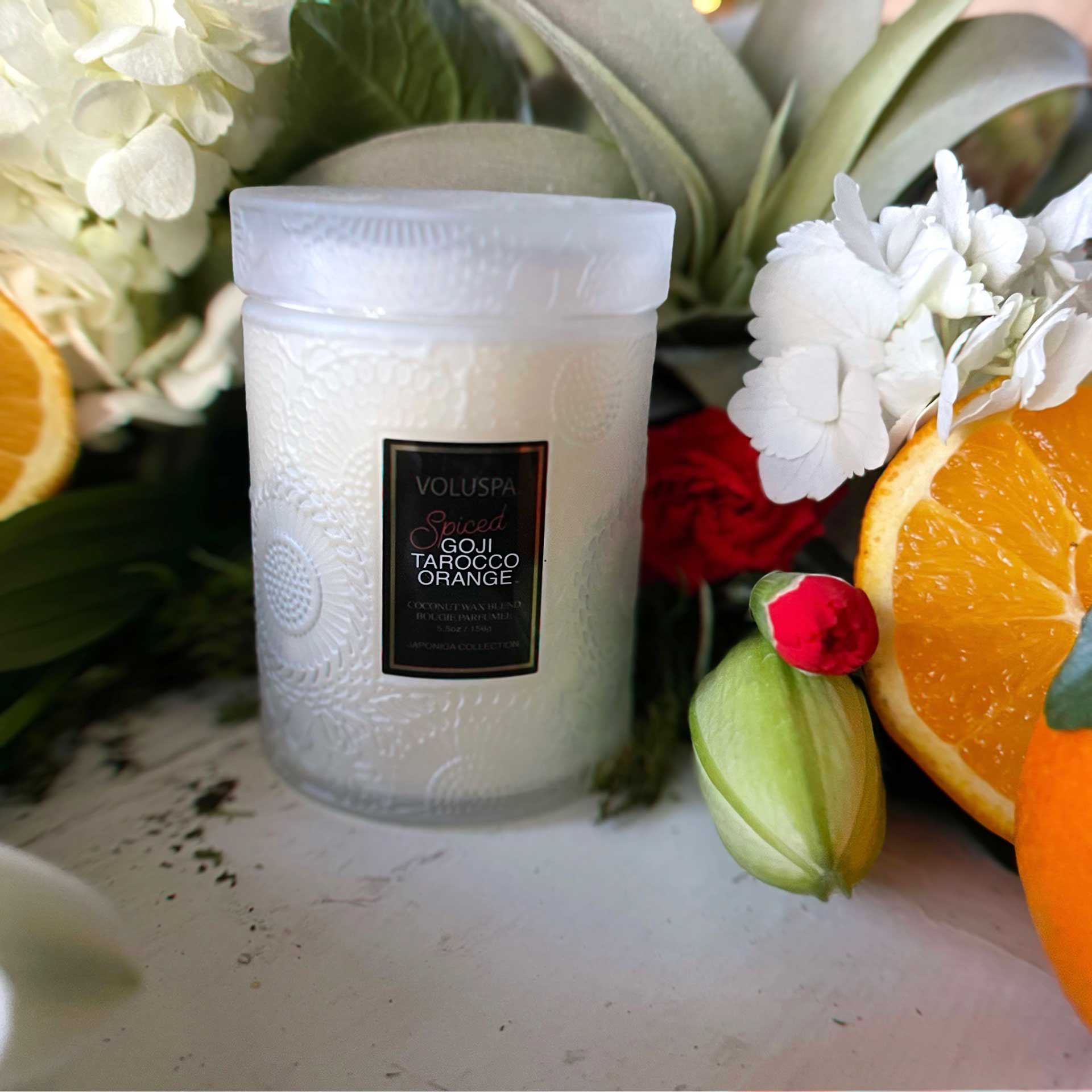 Spiced Goji Tarocco Orange Small Jar Candle