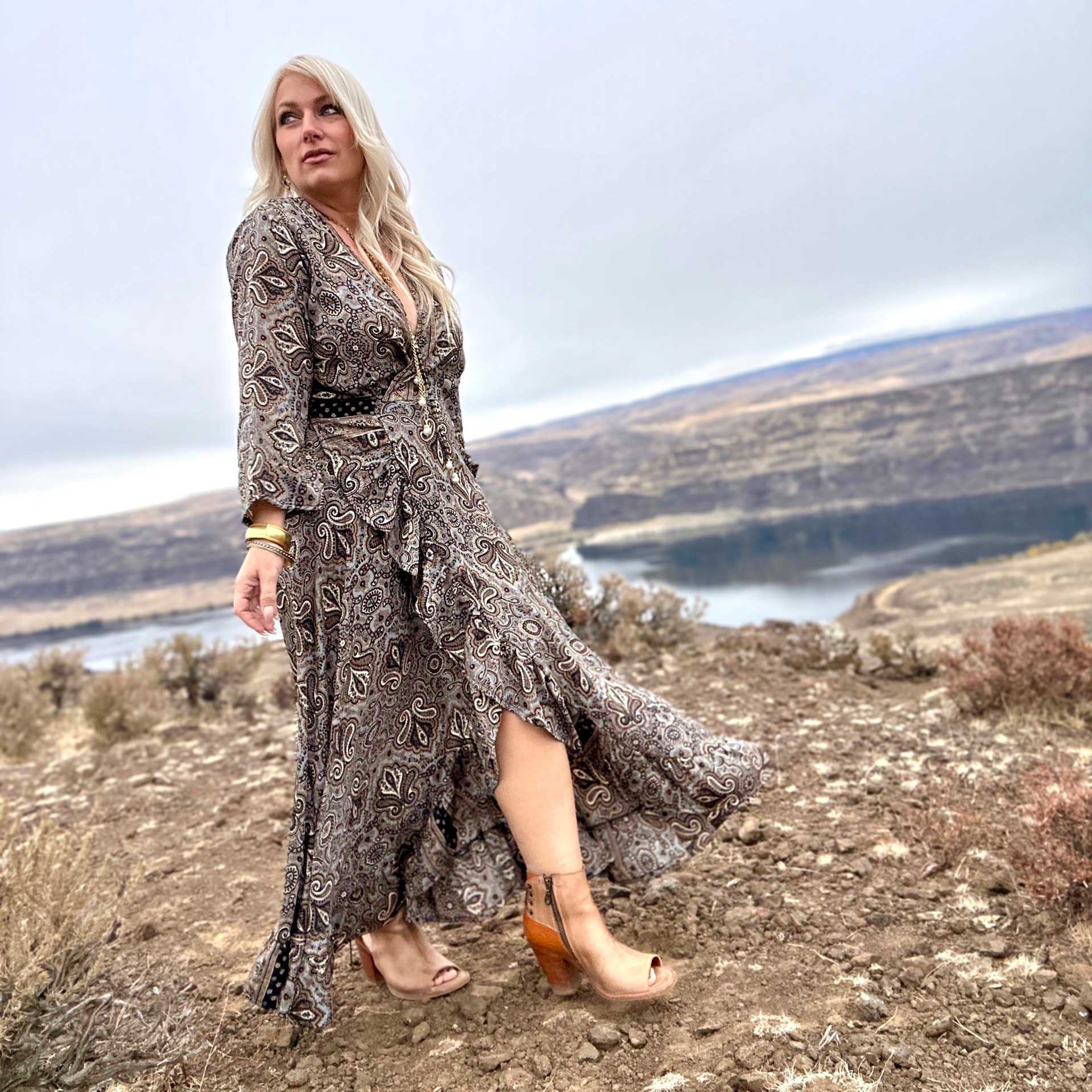 Stargazer Wrap Dress