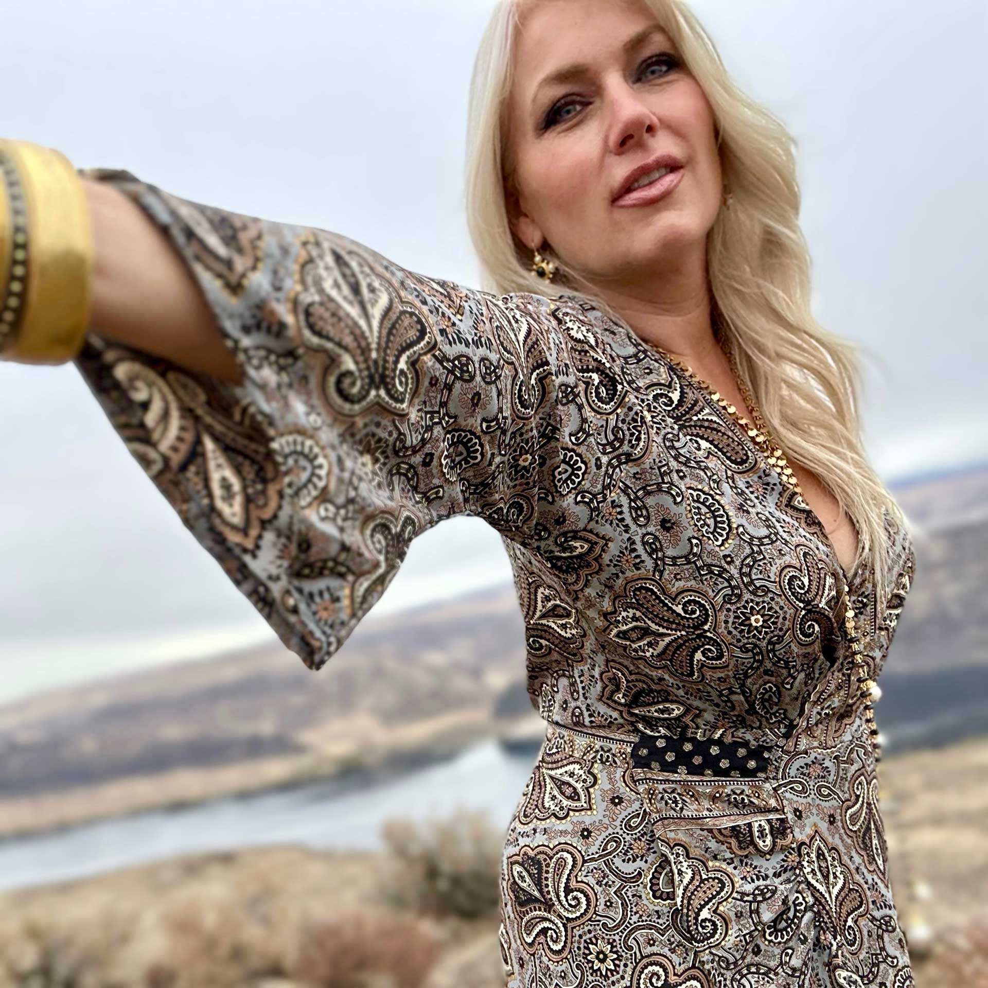 Stargazer Wrap Dress