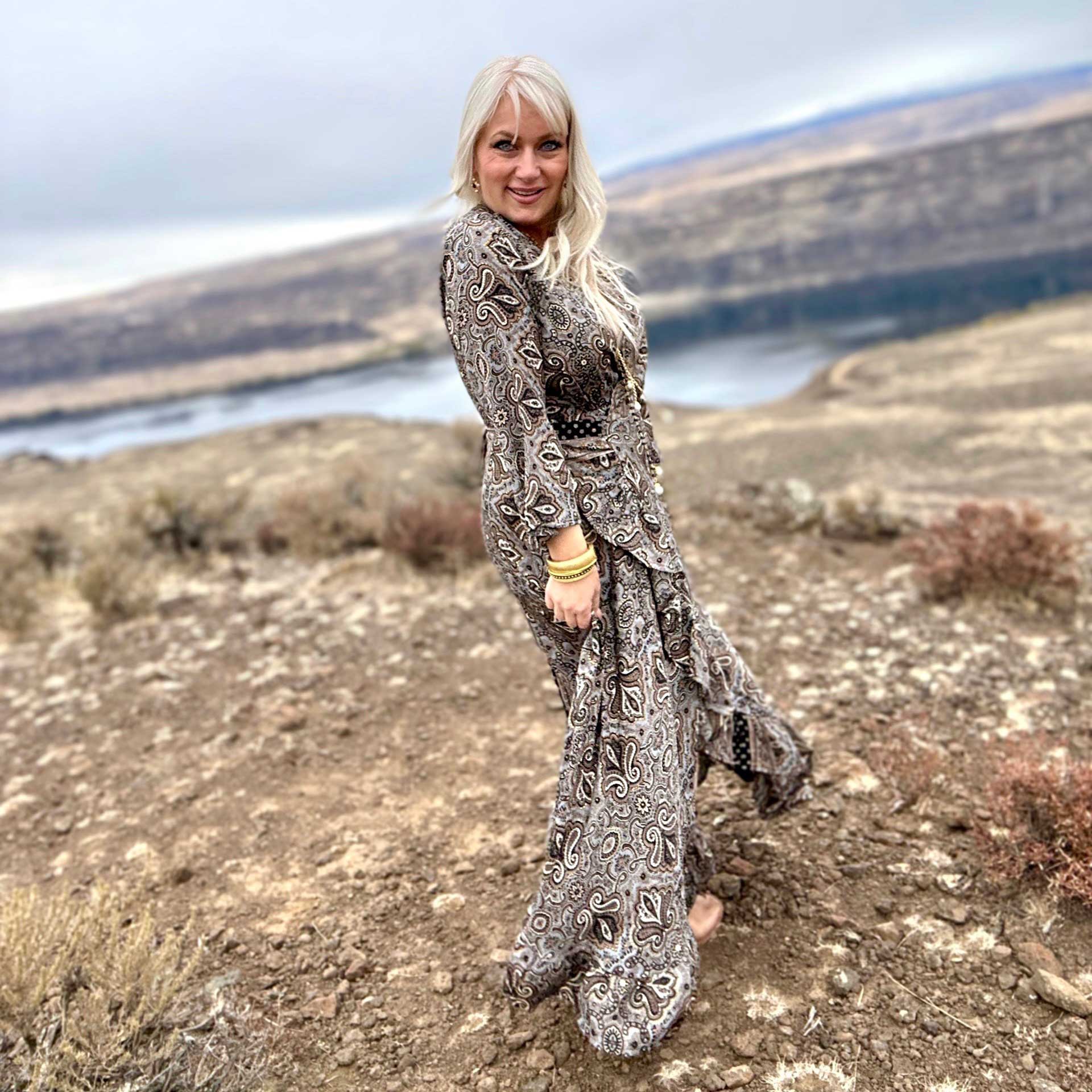 Stargazer Wrap Dress