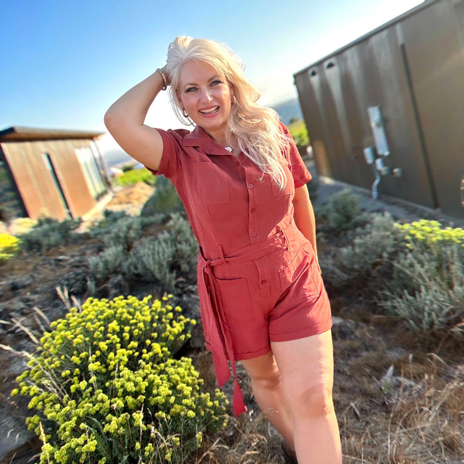 Stillwater Linen Playsuit