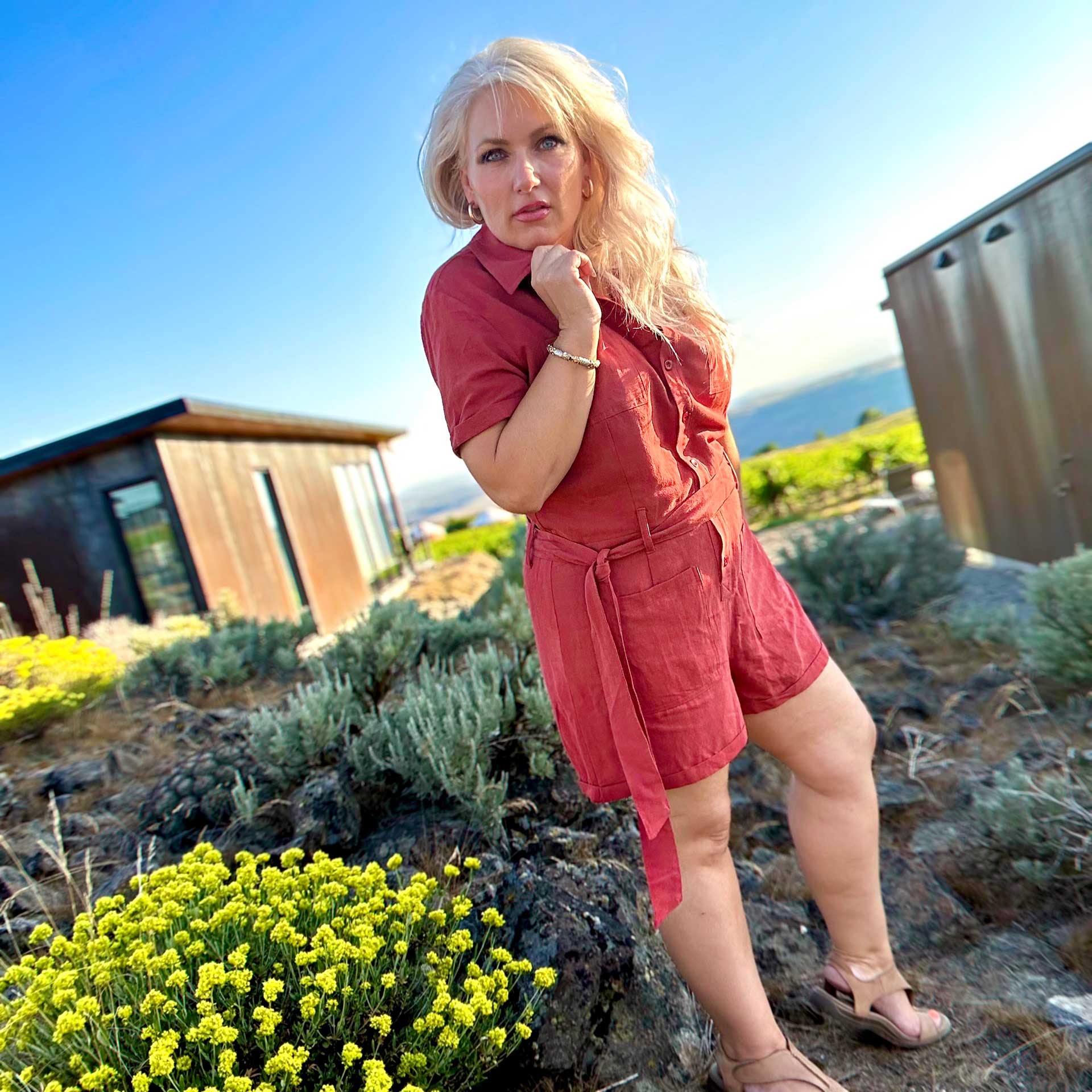 Stillwater Linen Playsuit