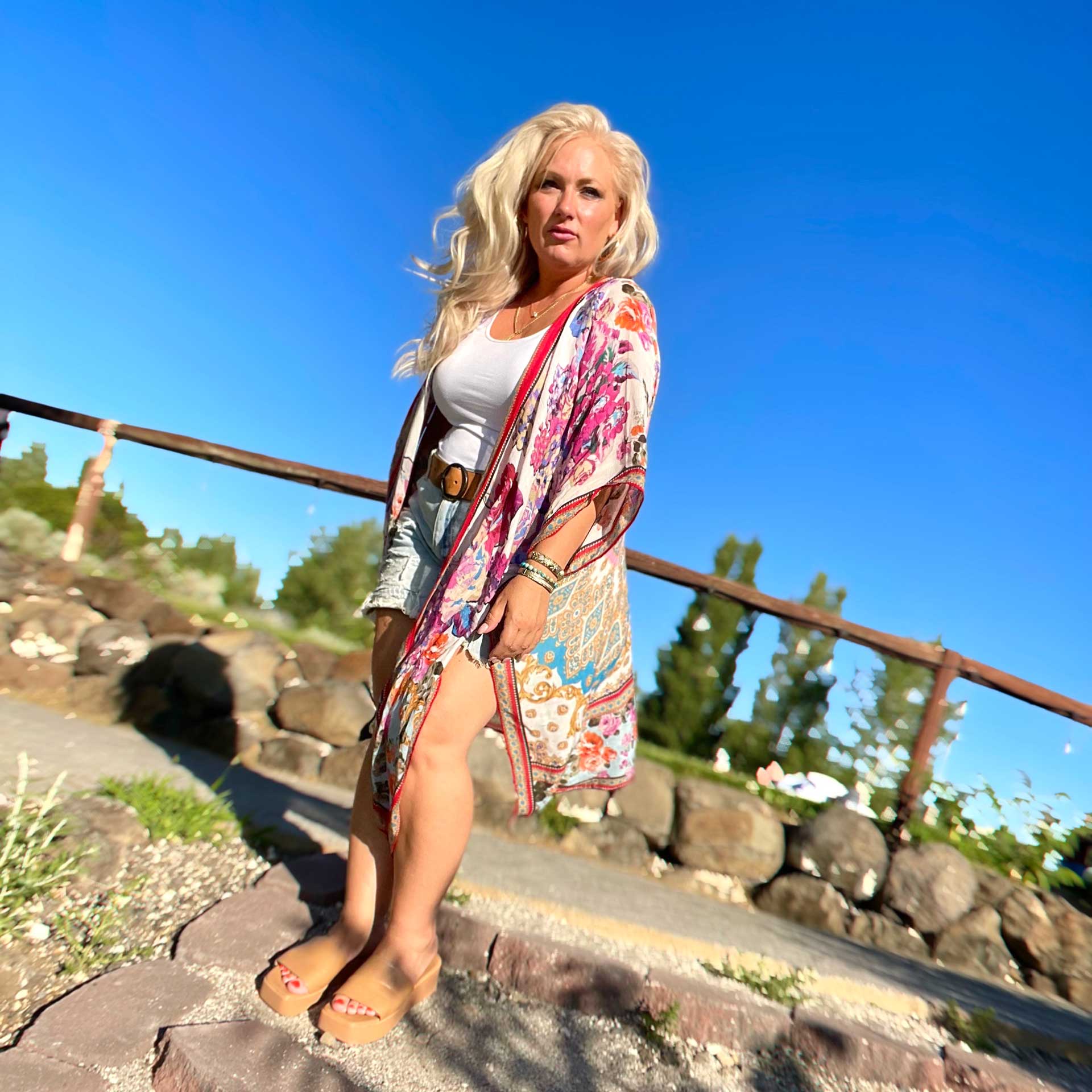 Sundance Floral Kimono