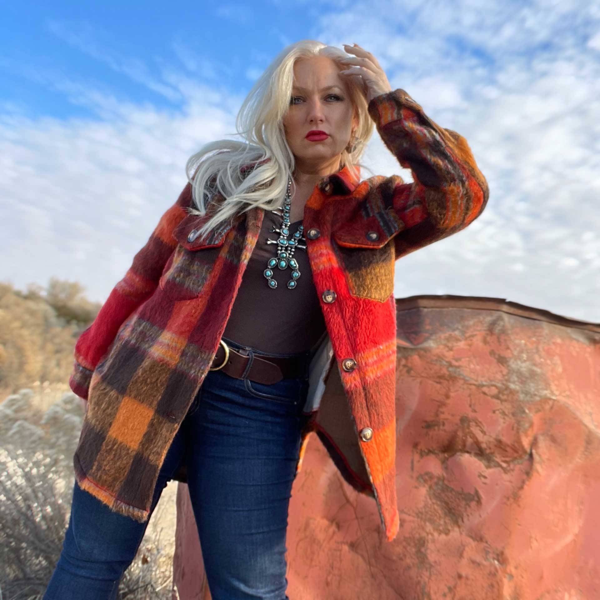 Sundance Plaid Shacket