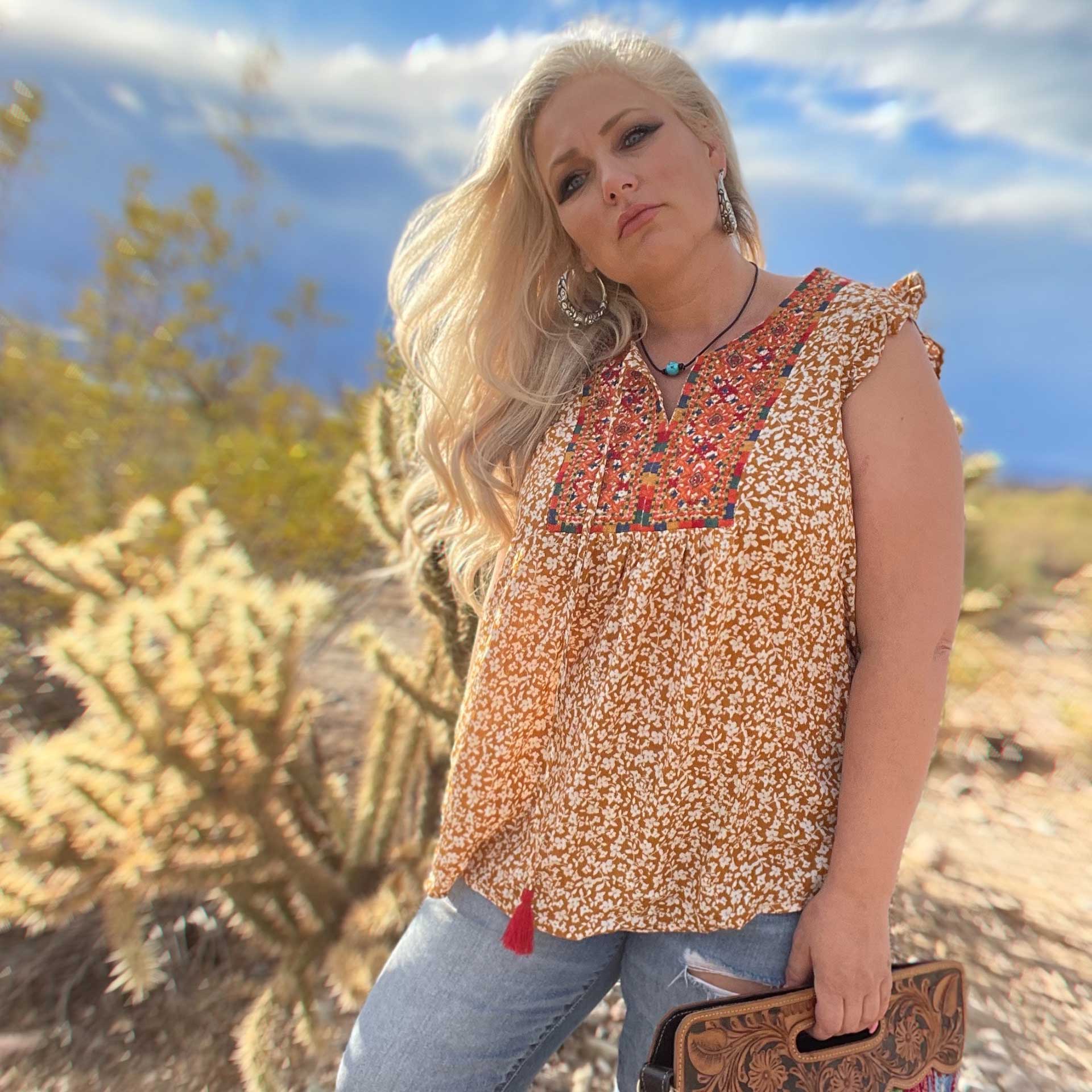 Sunny Days Flutter Top