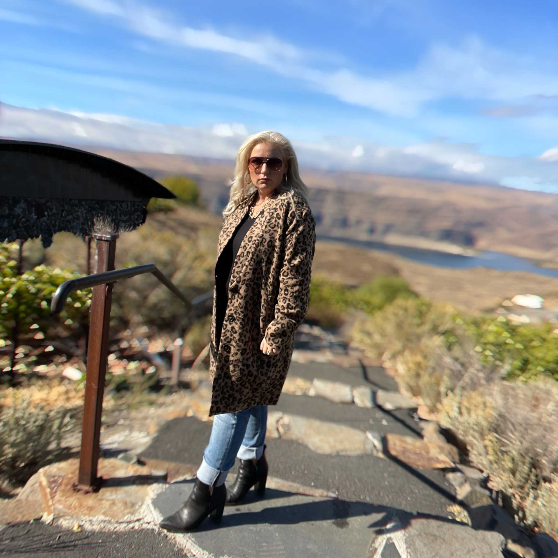 Tabetha Leopard Overcoat