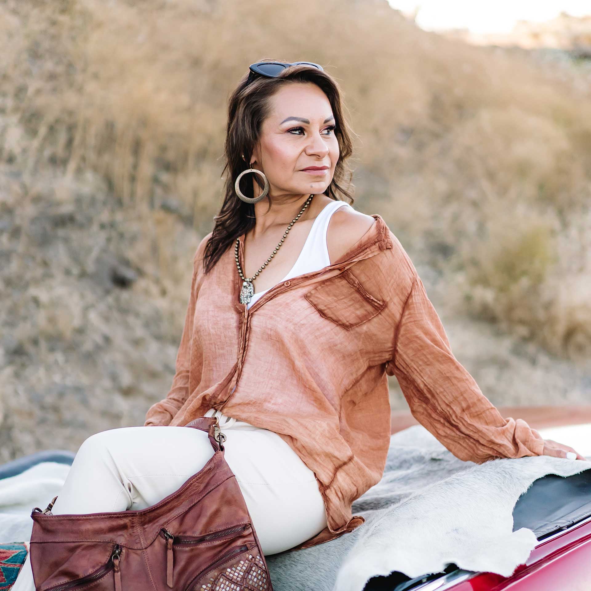Tasha Sheer Cotton Button-Up