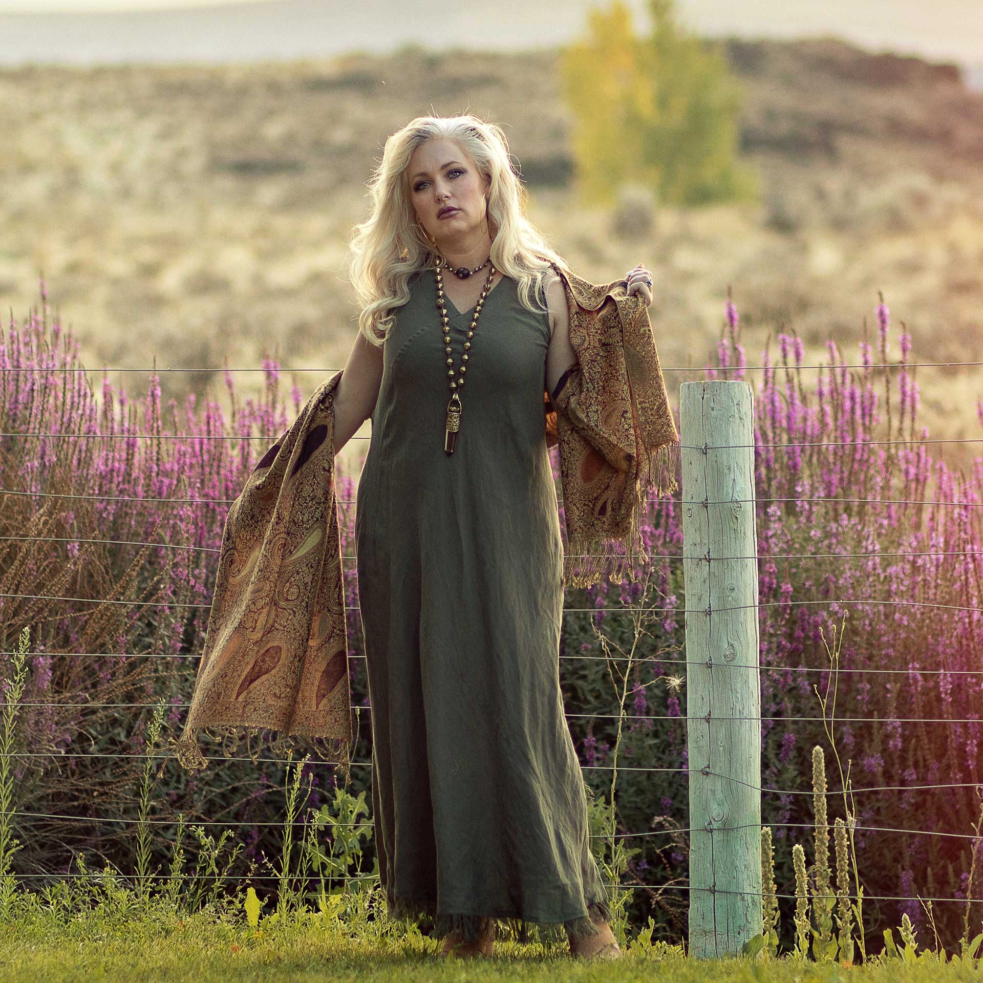 Tawni Linen Dress (Olive)