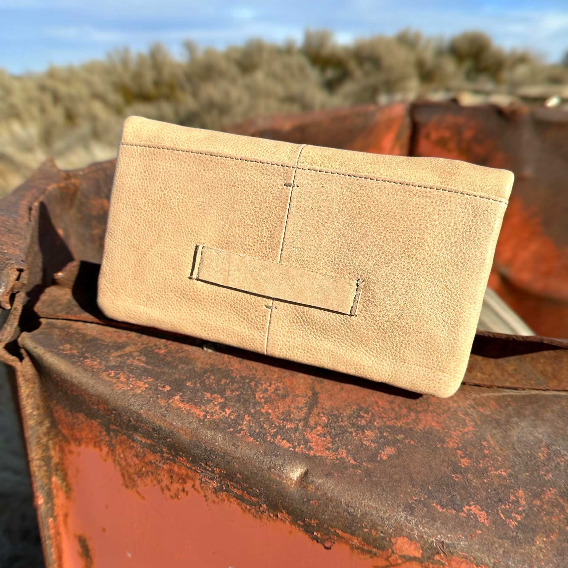 Terry Leather Wallet (Hazel)