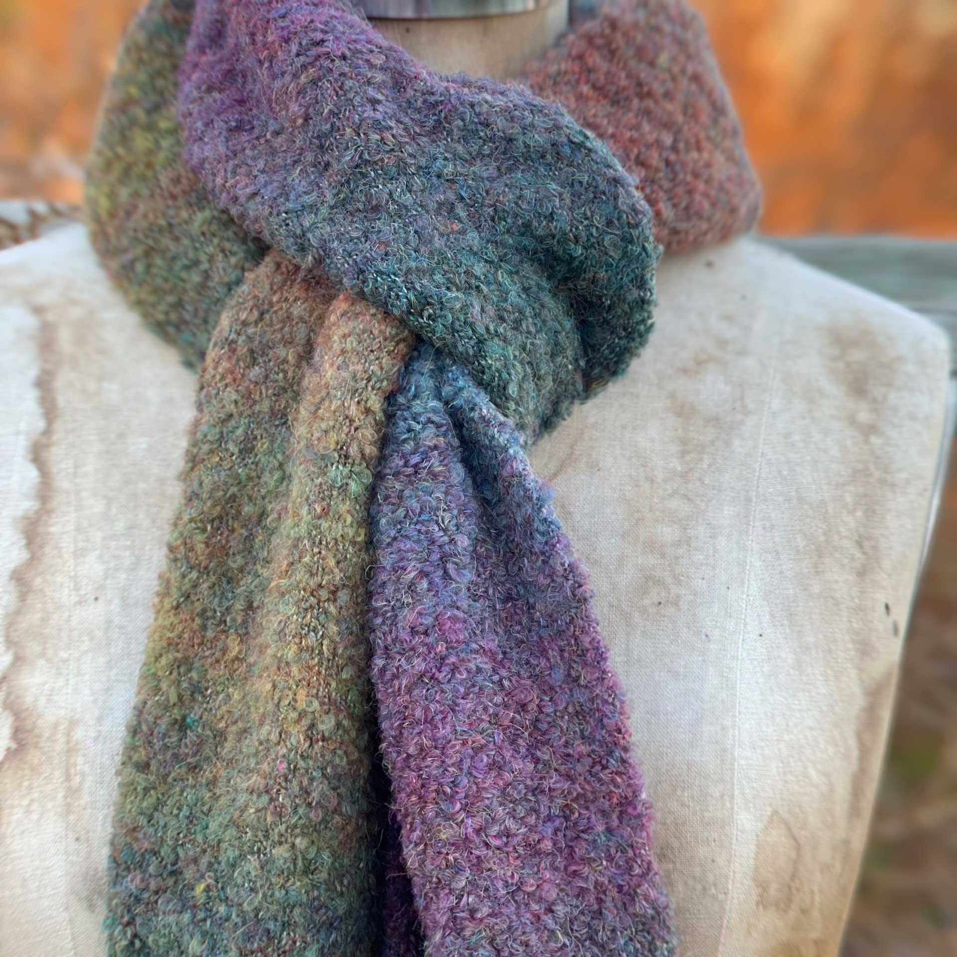 The Upside Ombré Shearling Scarf (Forrest)