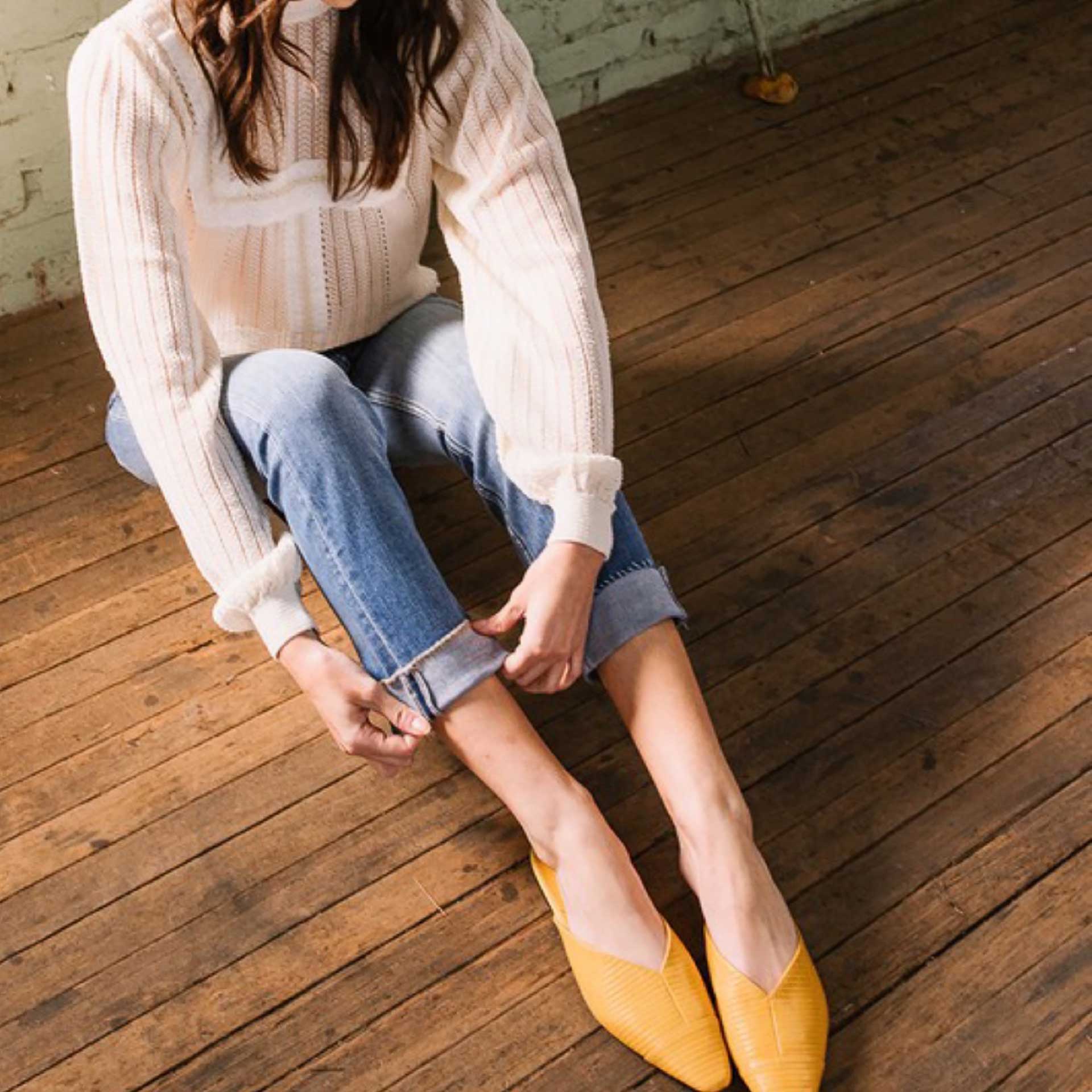 The Way Home Denim Roll-Up Jeans