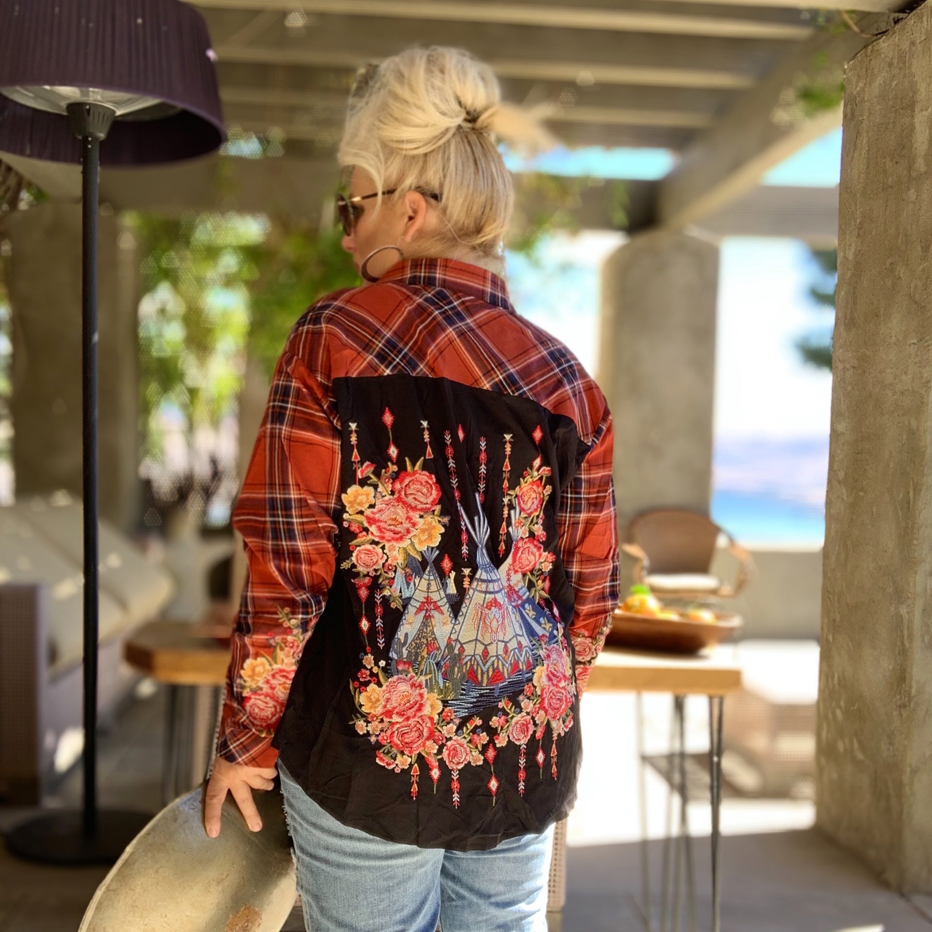 Treasured Things Plaid Top