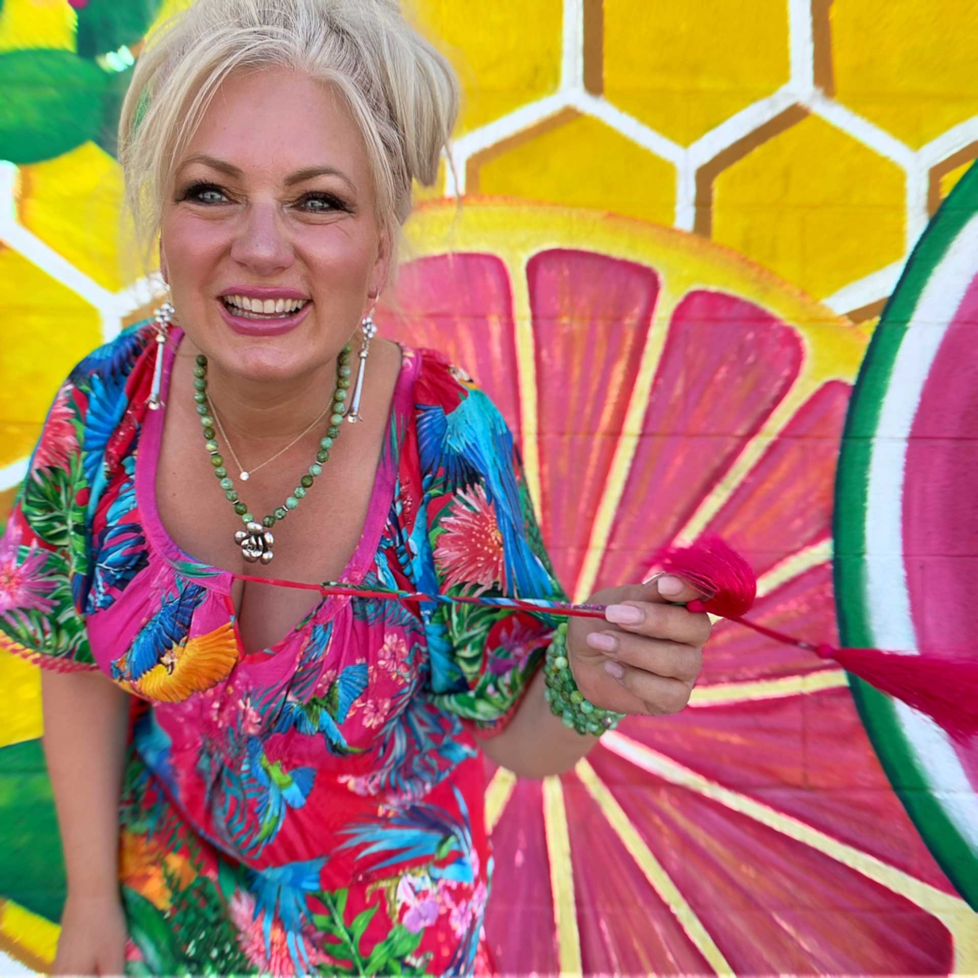 Tropical Persuasions Parrot Dress