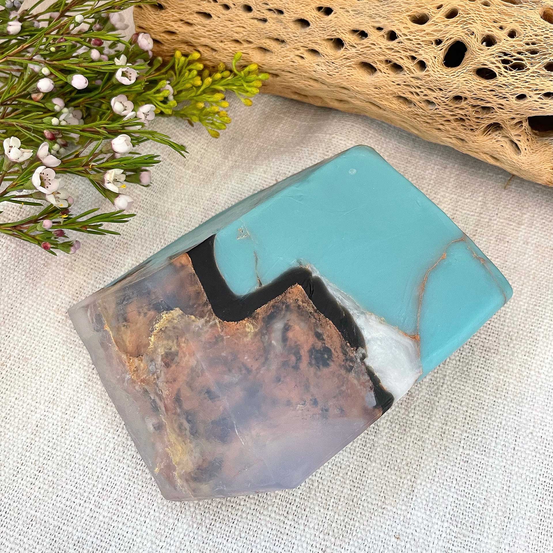 Turquoise Rock Soap