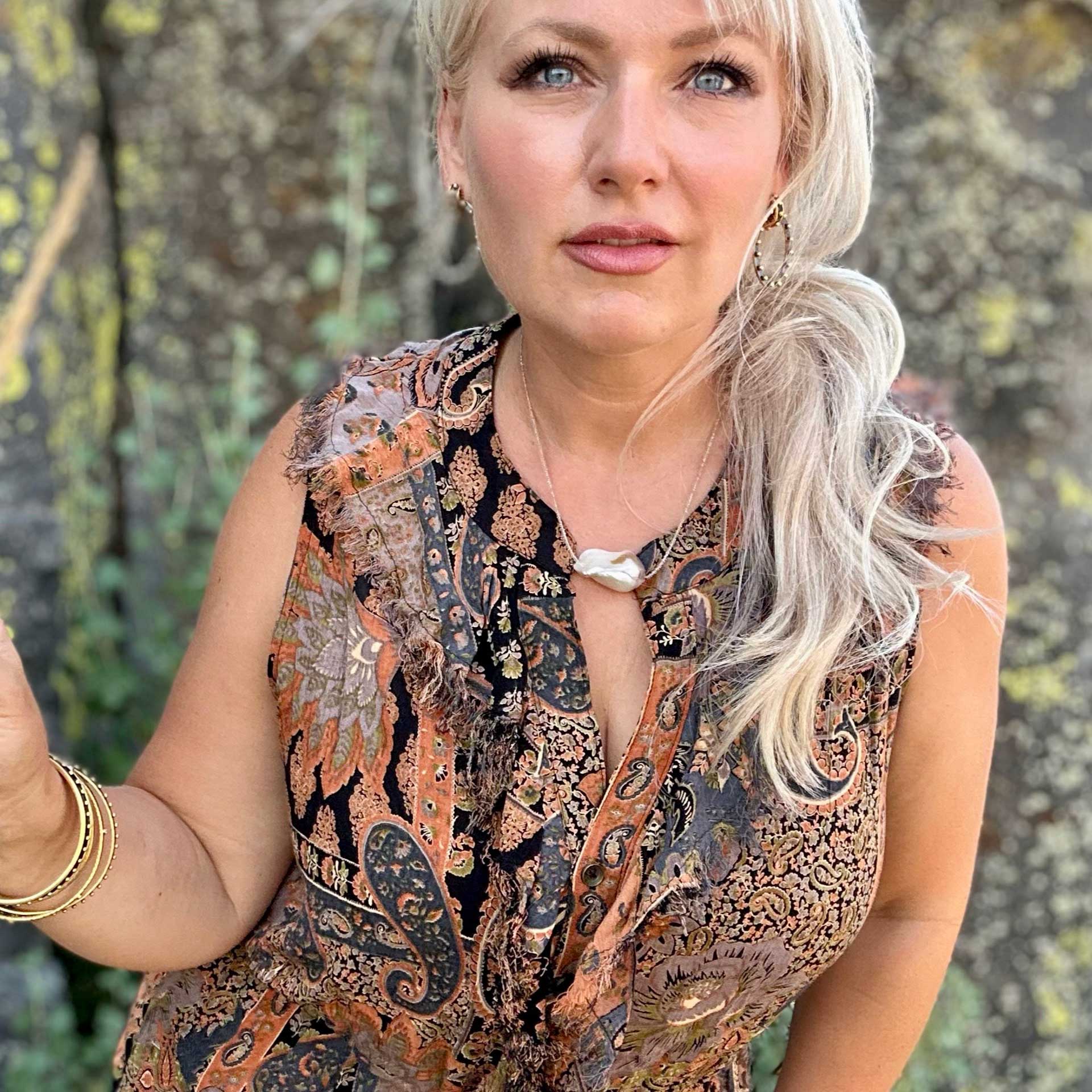 Veronica Paisley Sleeveless Dress