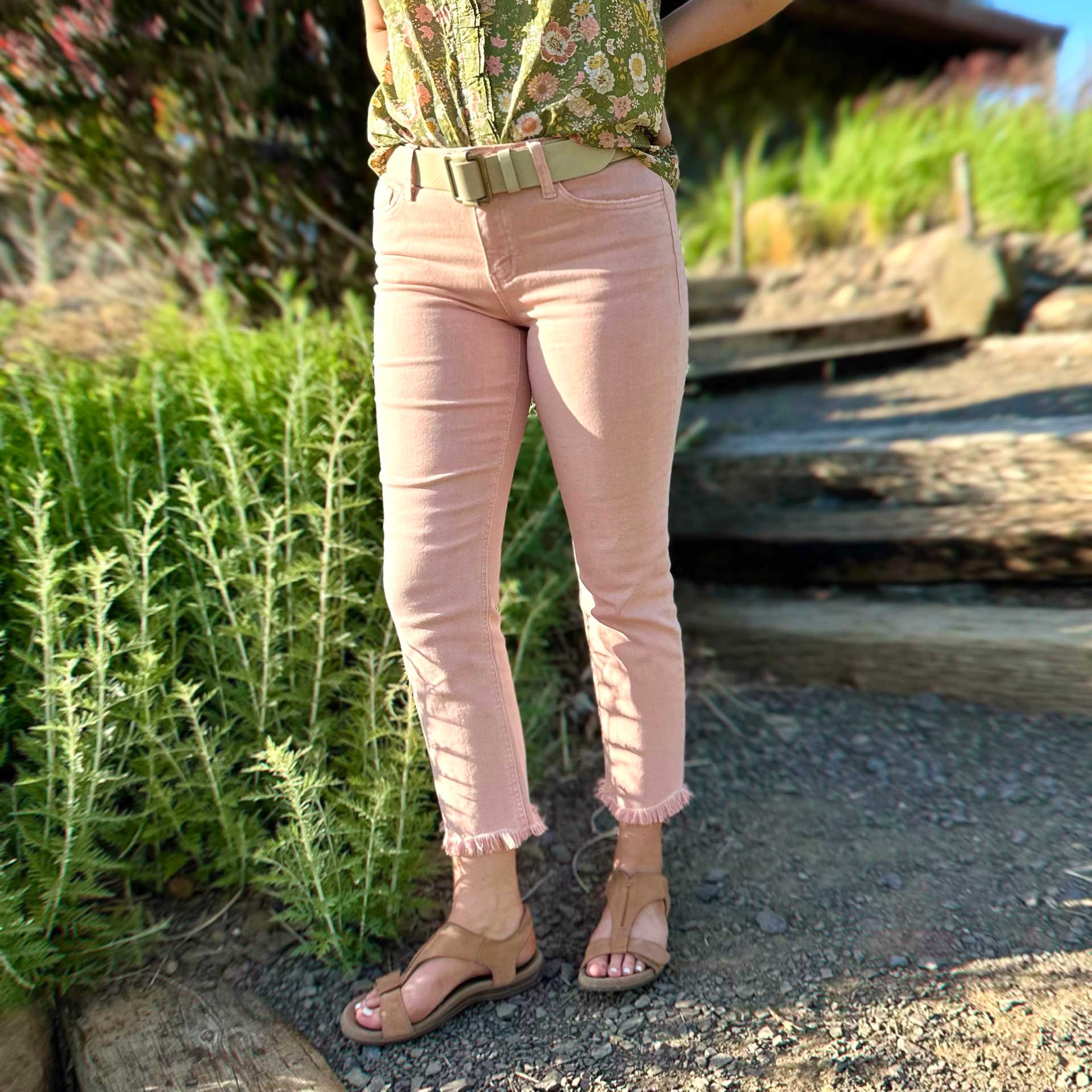 Vintage Rose Straight Jean