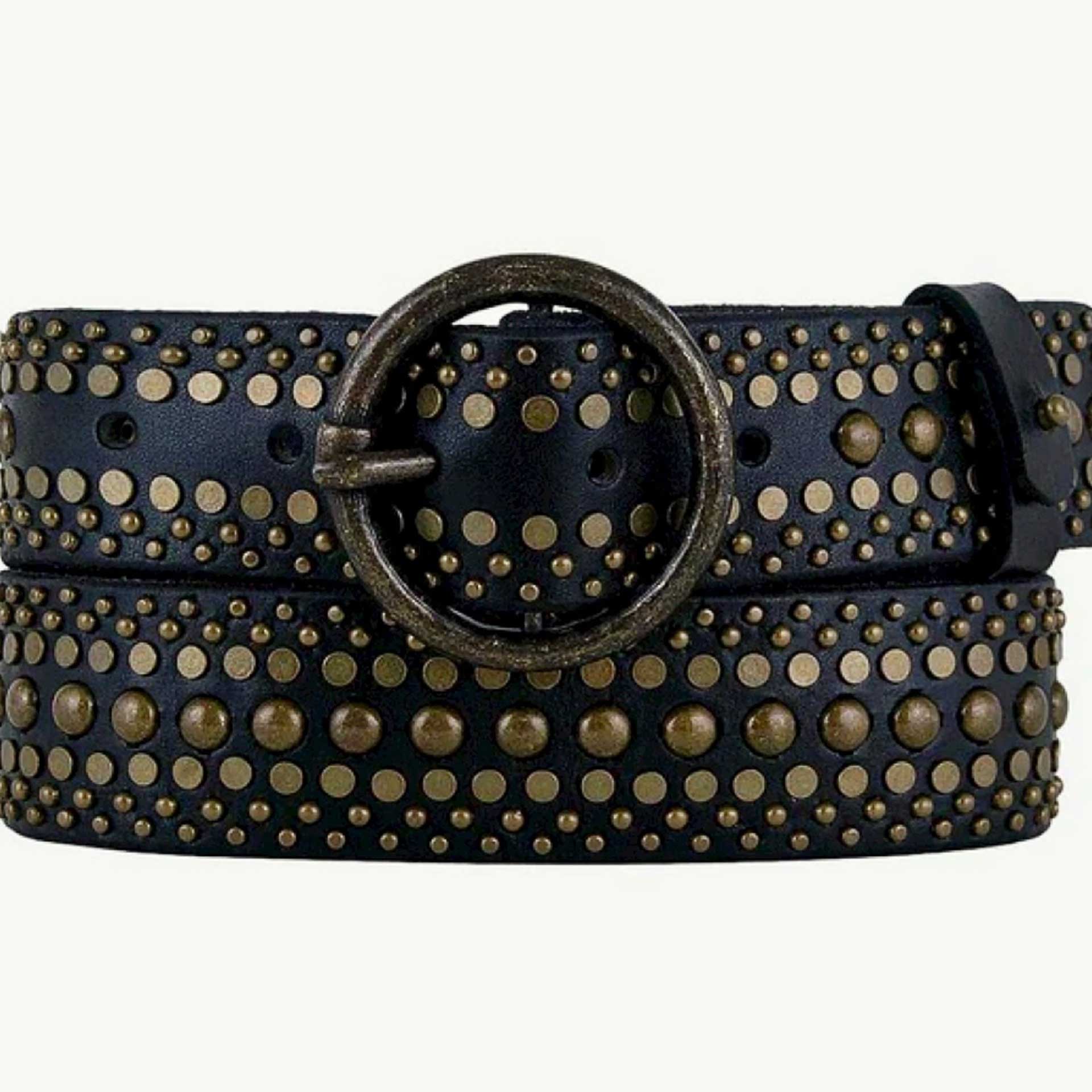 Wandering Ways Studded Belt (Black)