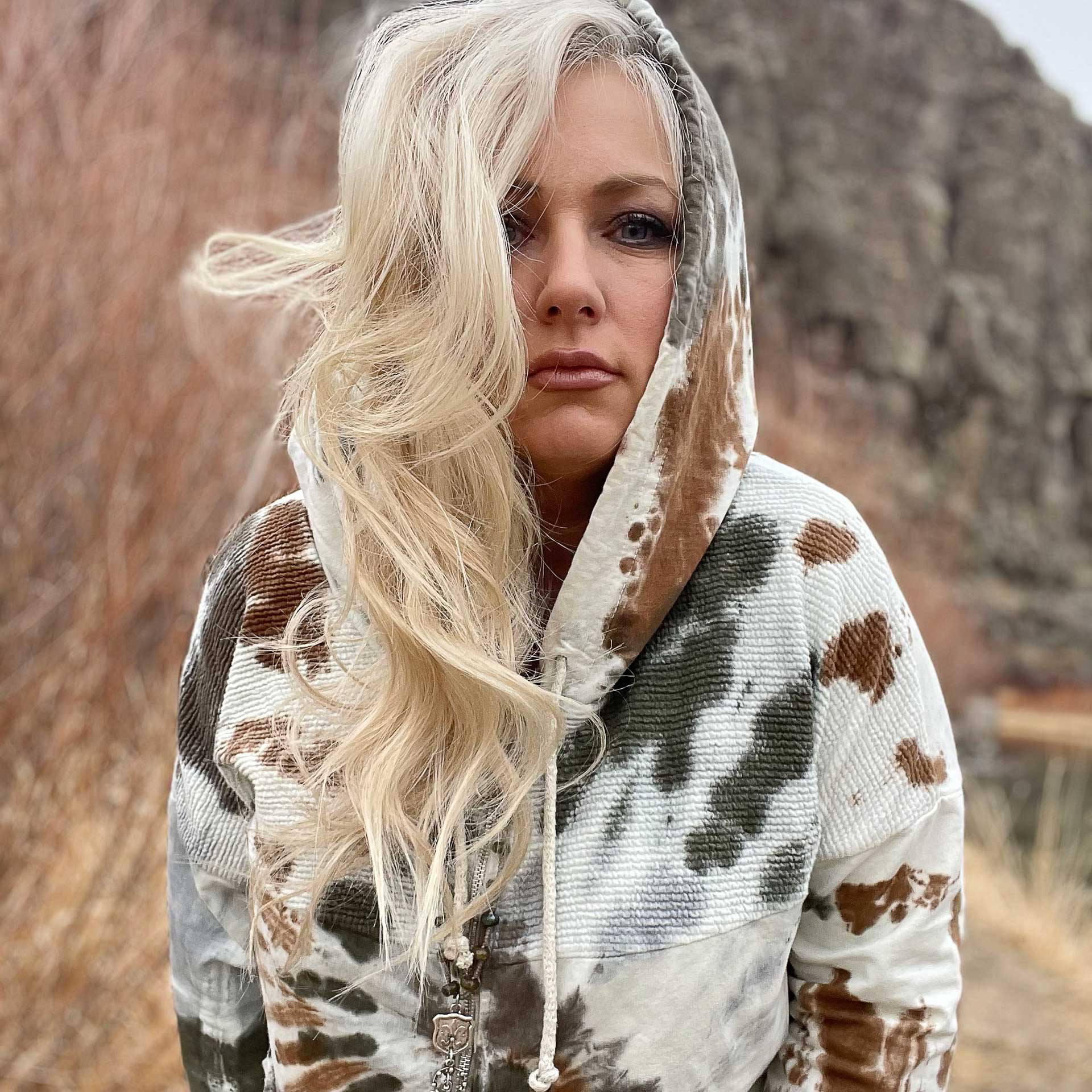 Washed Away Zip-Up Hoodie