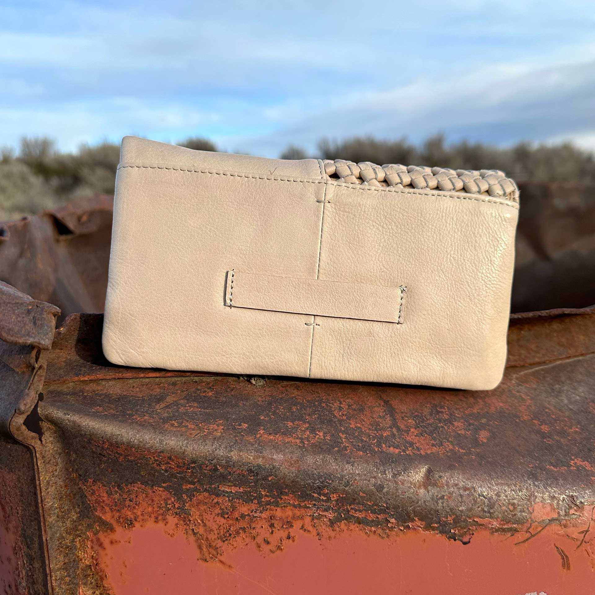 Whitney Leather Wallet (Oat)