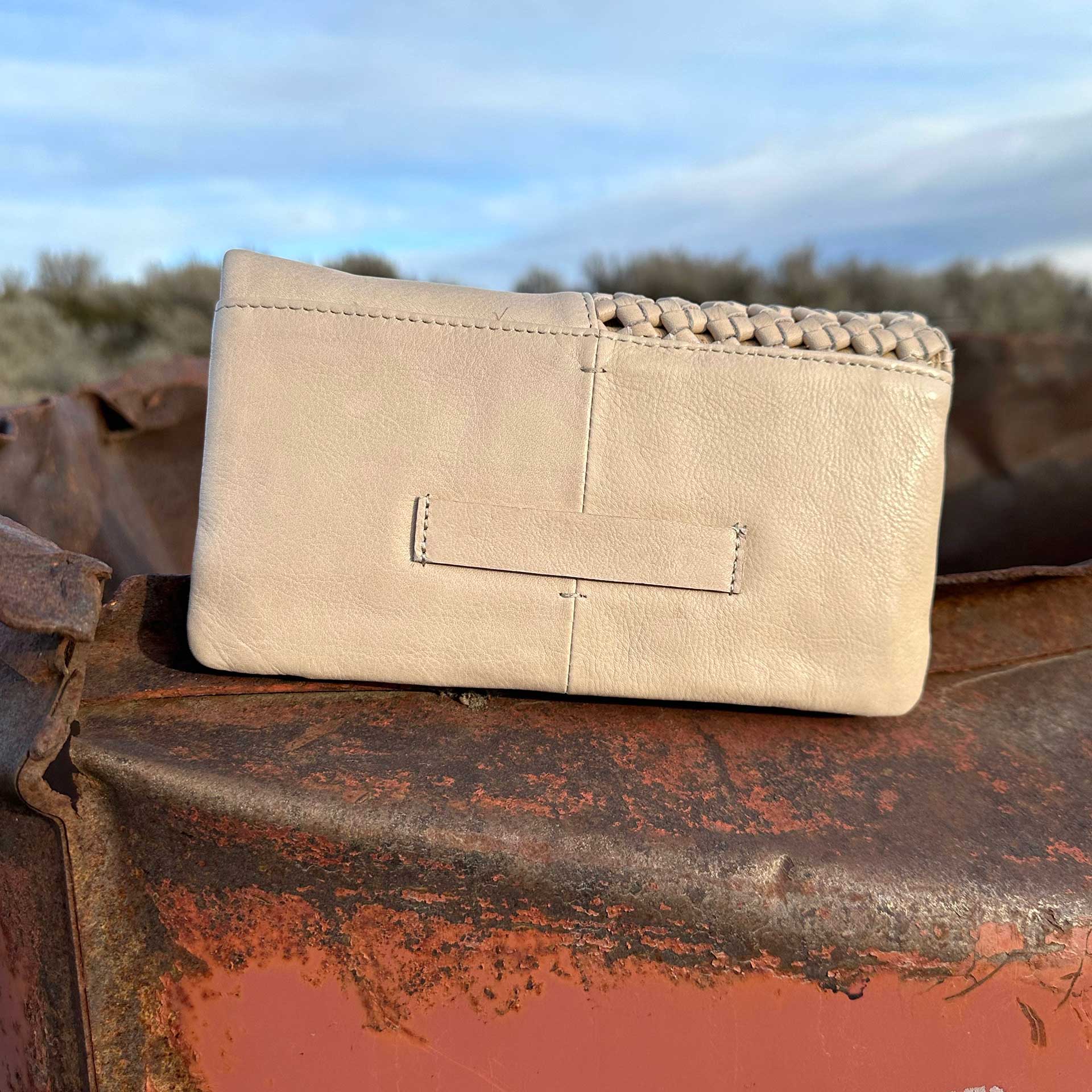 Whitney Leather Wallet (Oat)