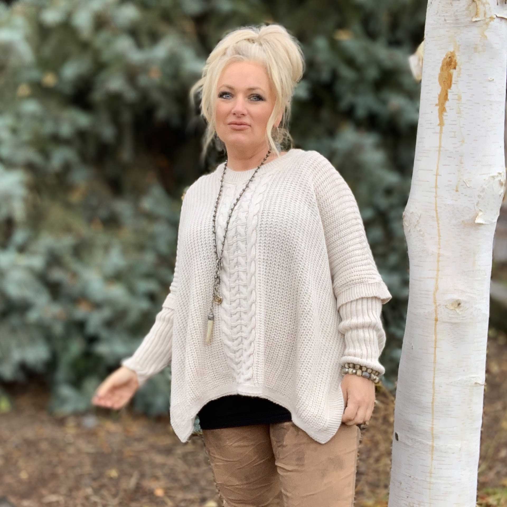 Wildest Heart Sweater (Ivory)