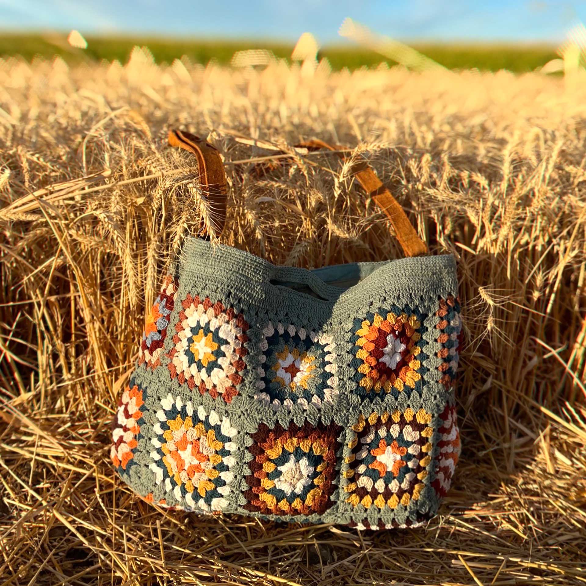 Wildflower Crochet Bag