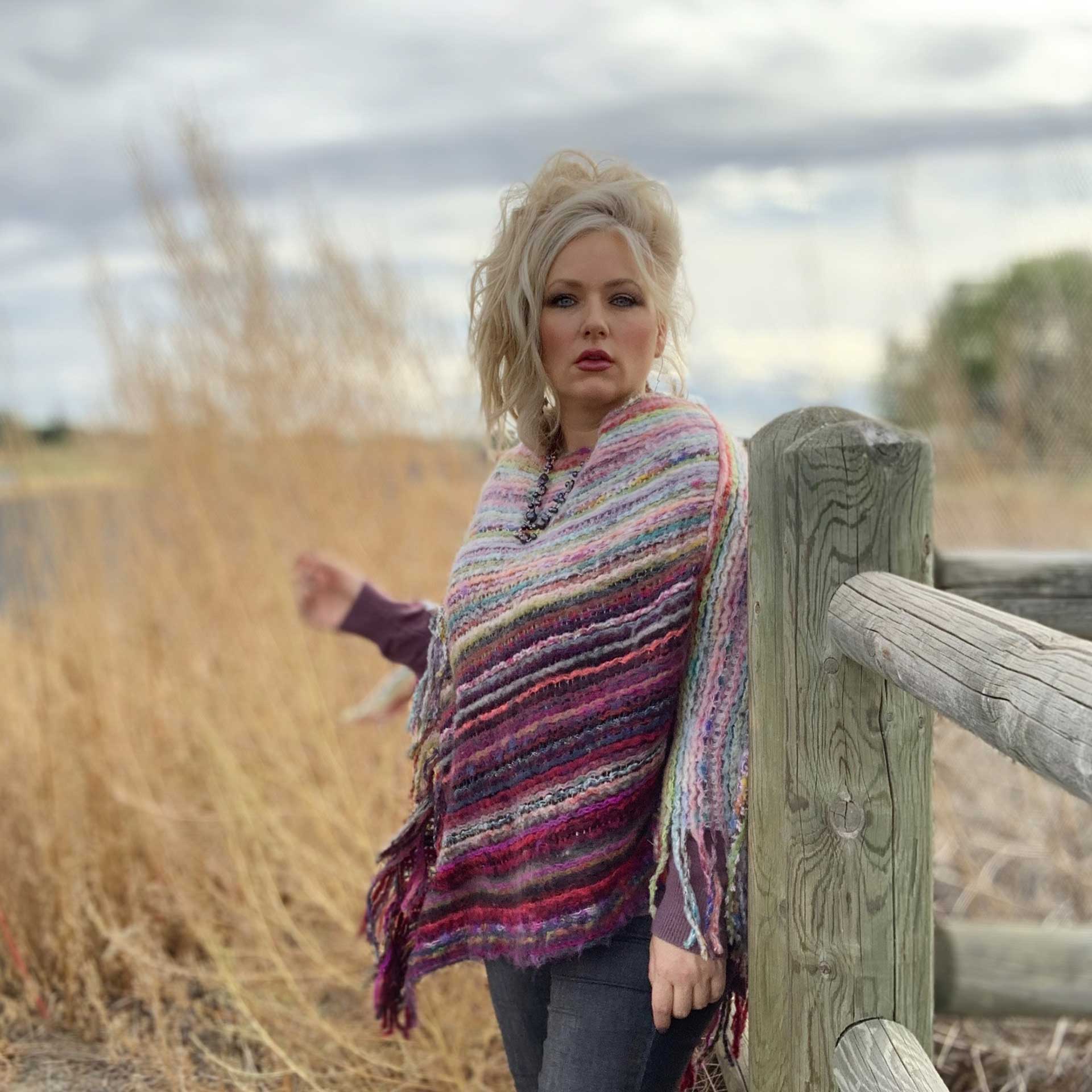 Wisteria Fringe Poncho