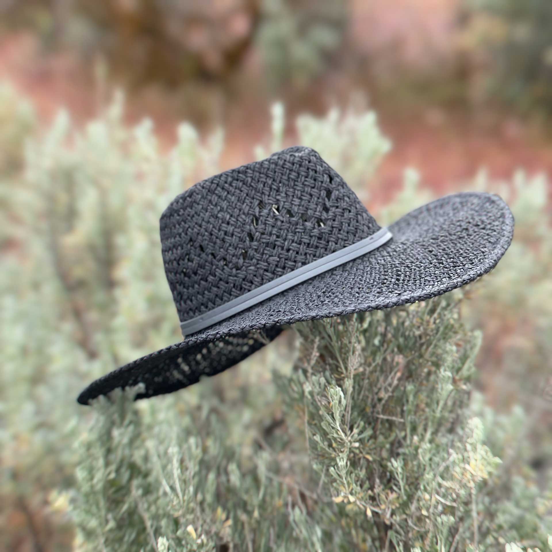 Zephyr Panama Hat (Black)