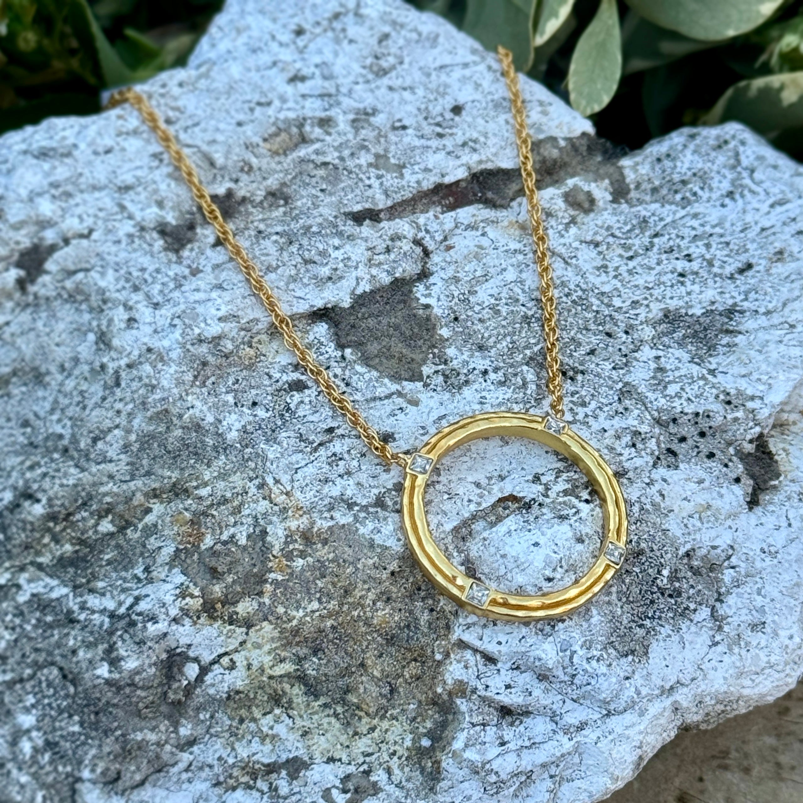 Astor Delicate Circle Necklace