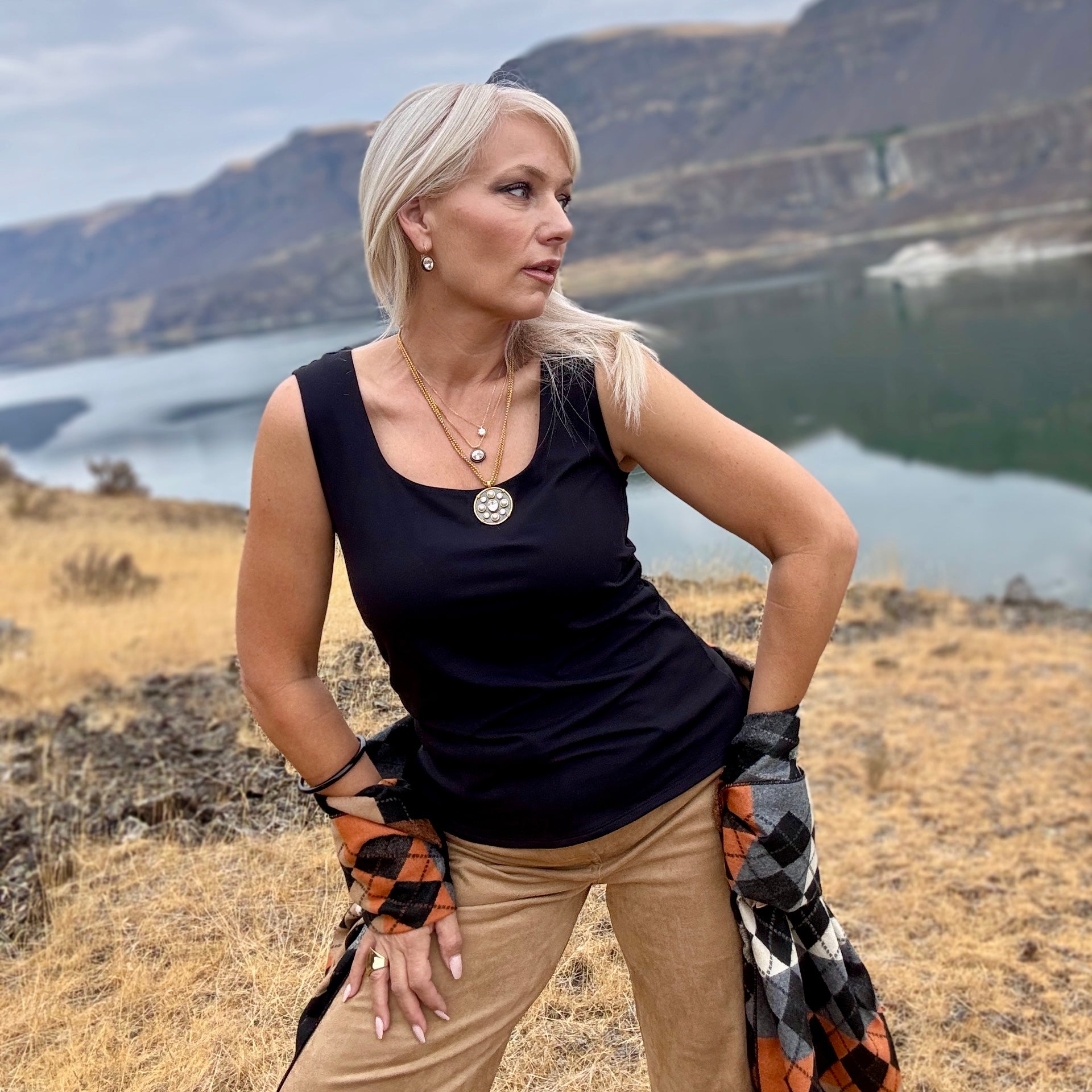Evie Scoop Neck Tank