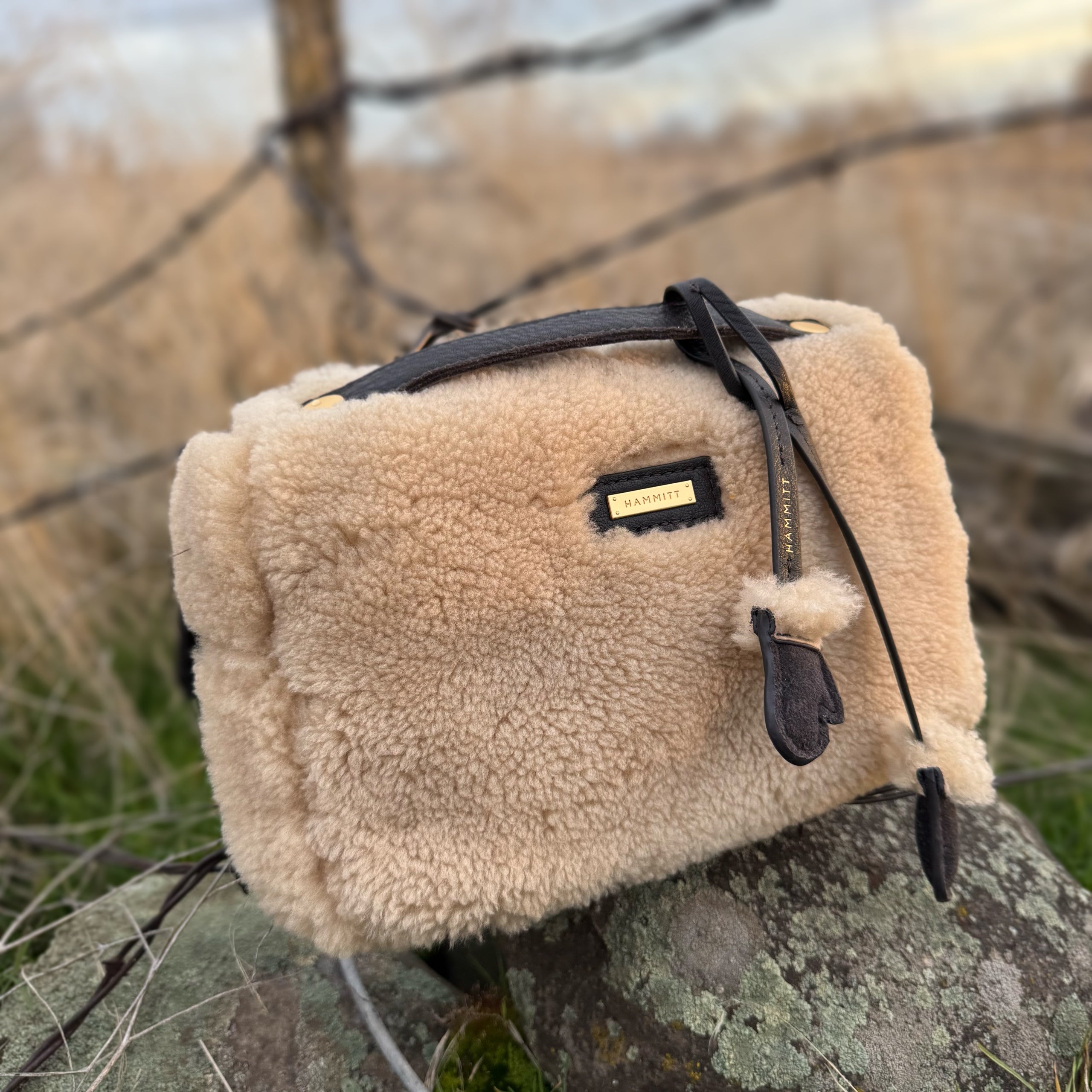 Hammitt Evan Small Crossbody in Sundance Shearling