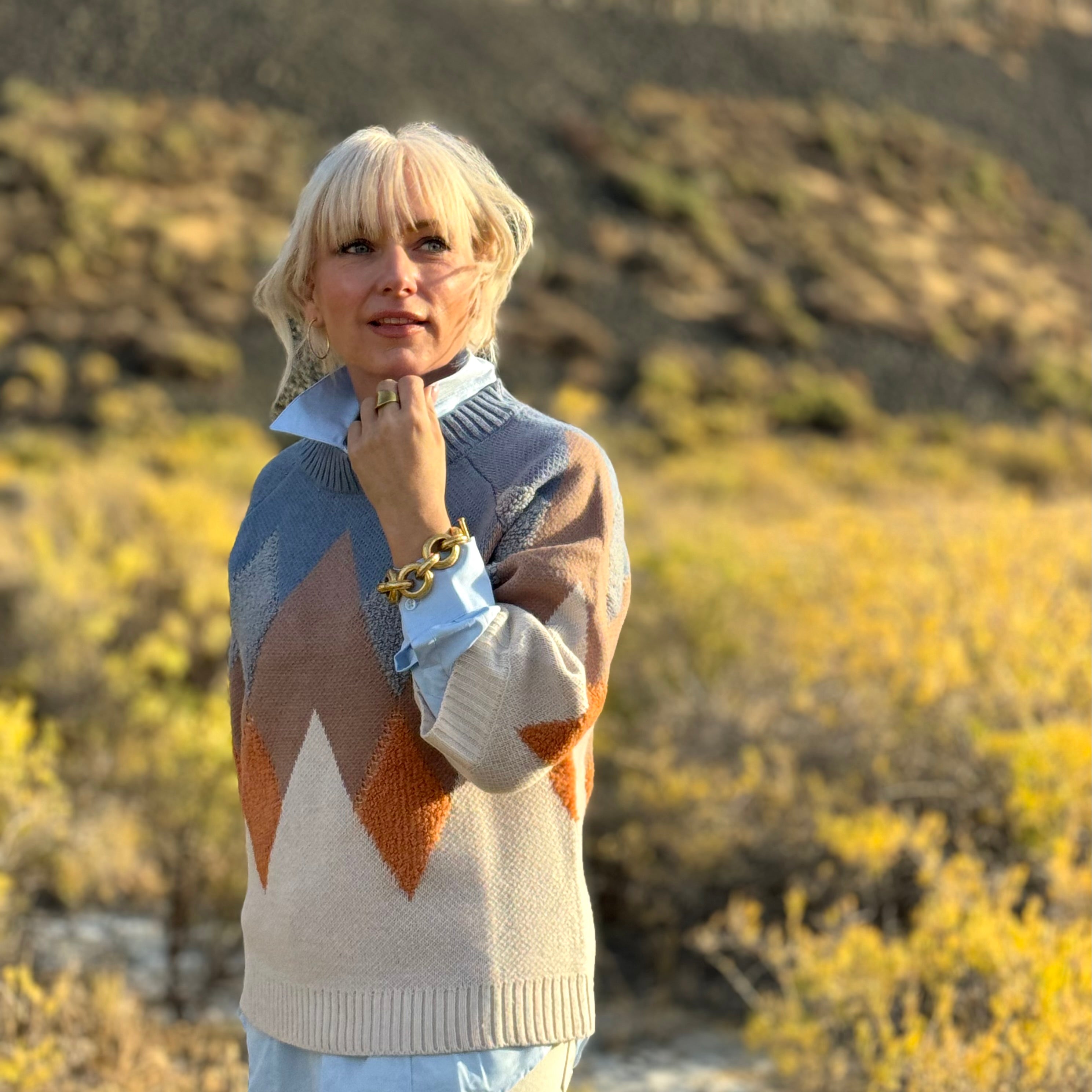 Sierra Chevron Sweater