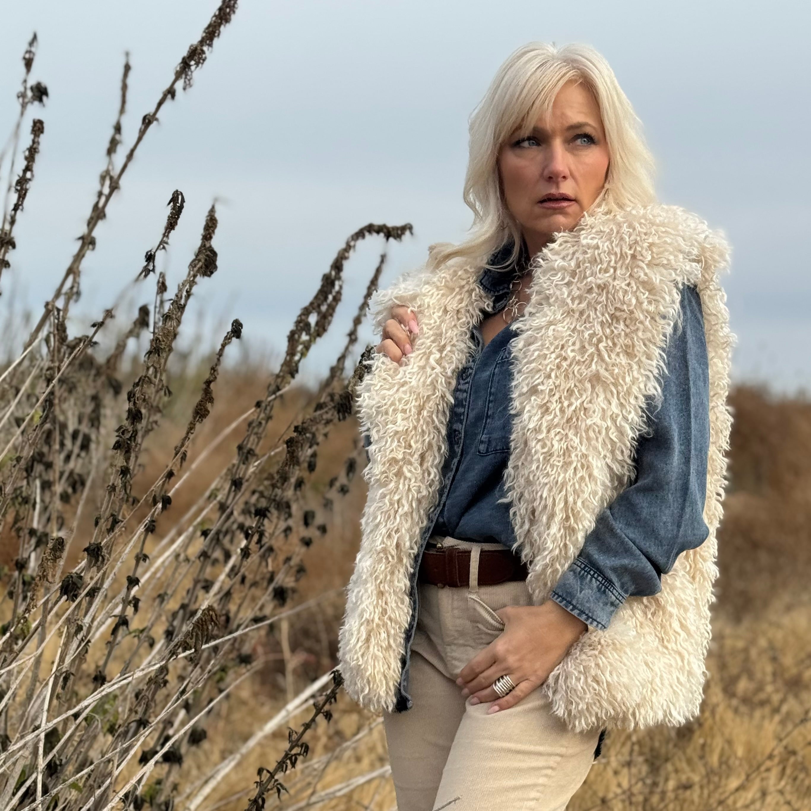 Highland Faux Shearling Vest