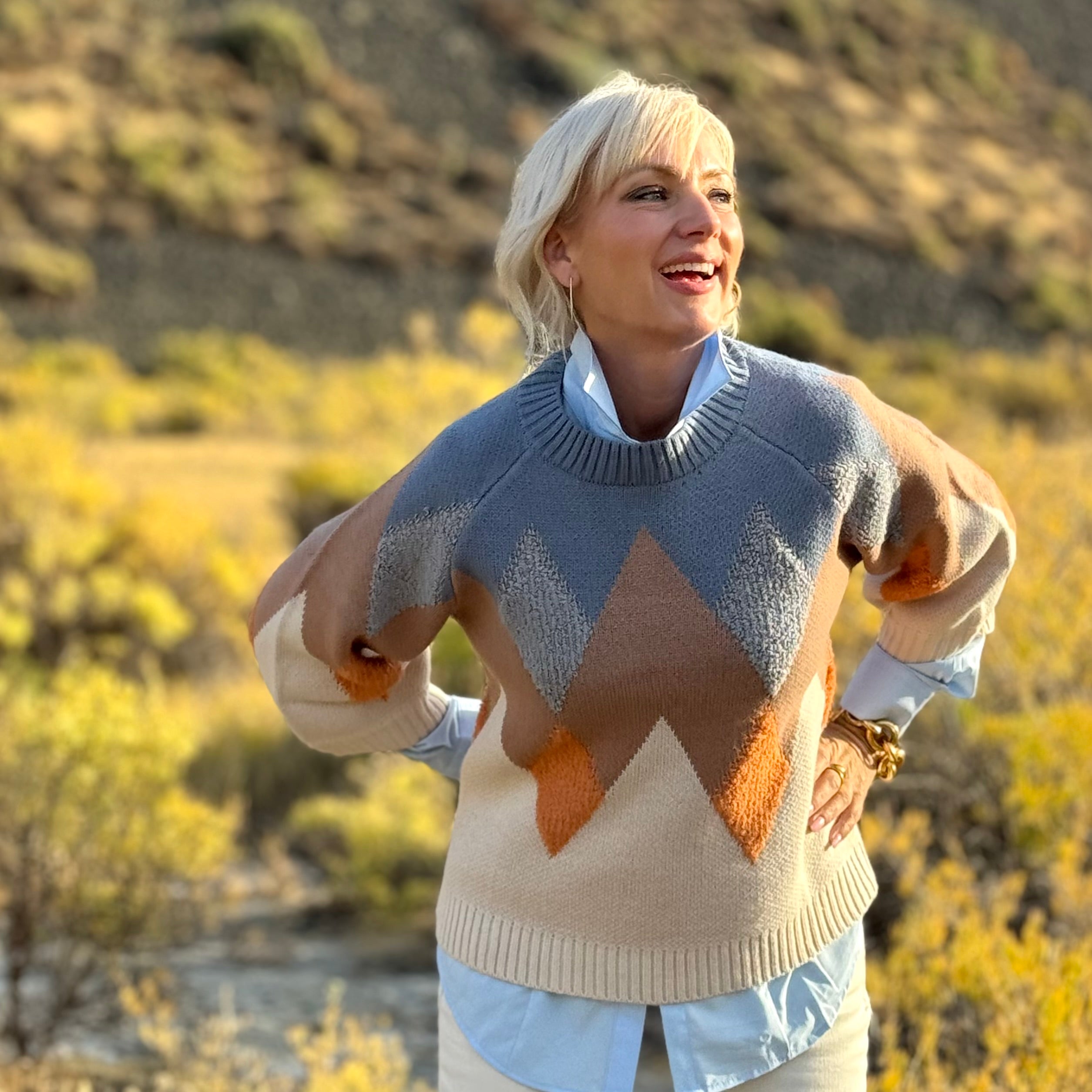 Sierra Chevron Sweater