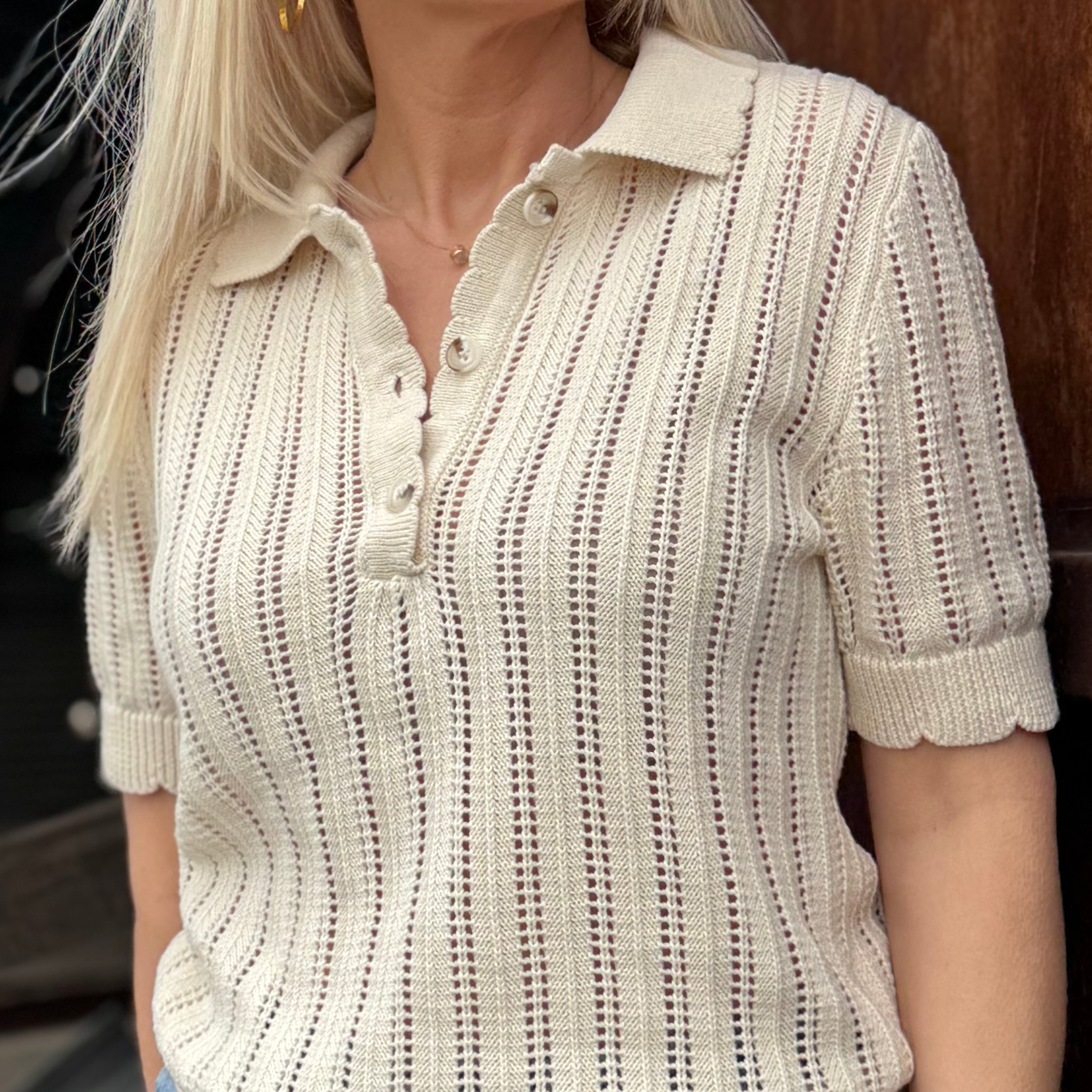 Sandstone Breeze Knit Polo