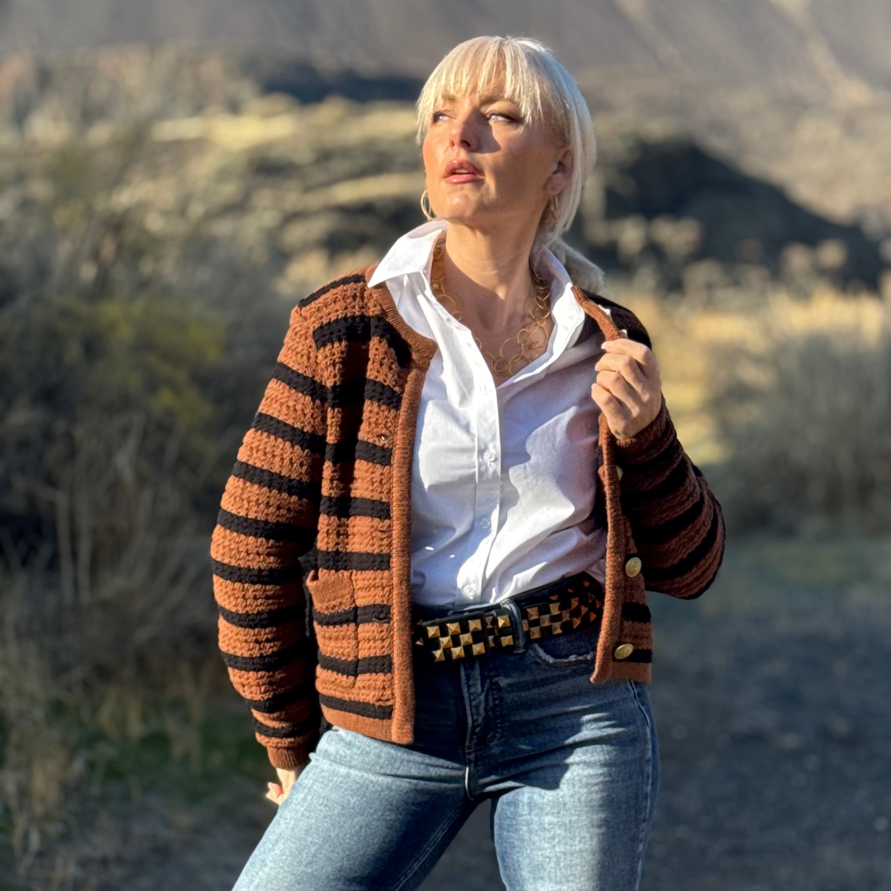 Cambria Canyon Stripe Cardigan