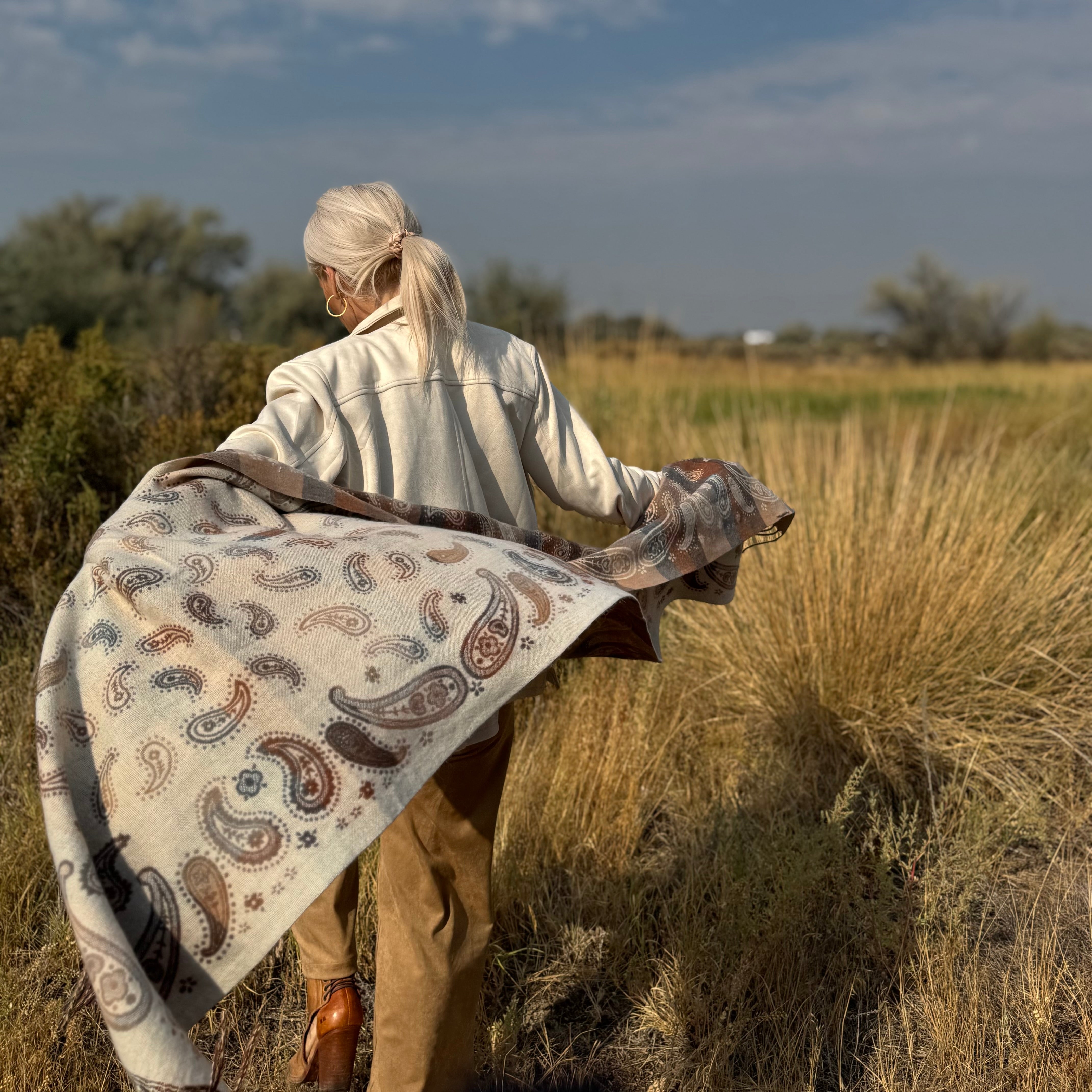Meadow Paisley Scarf