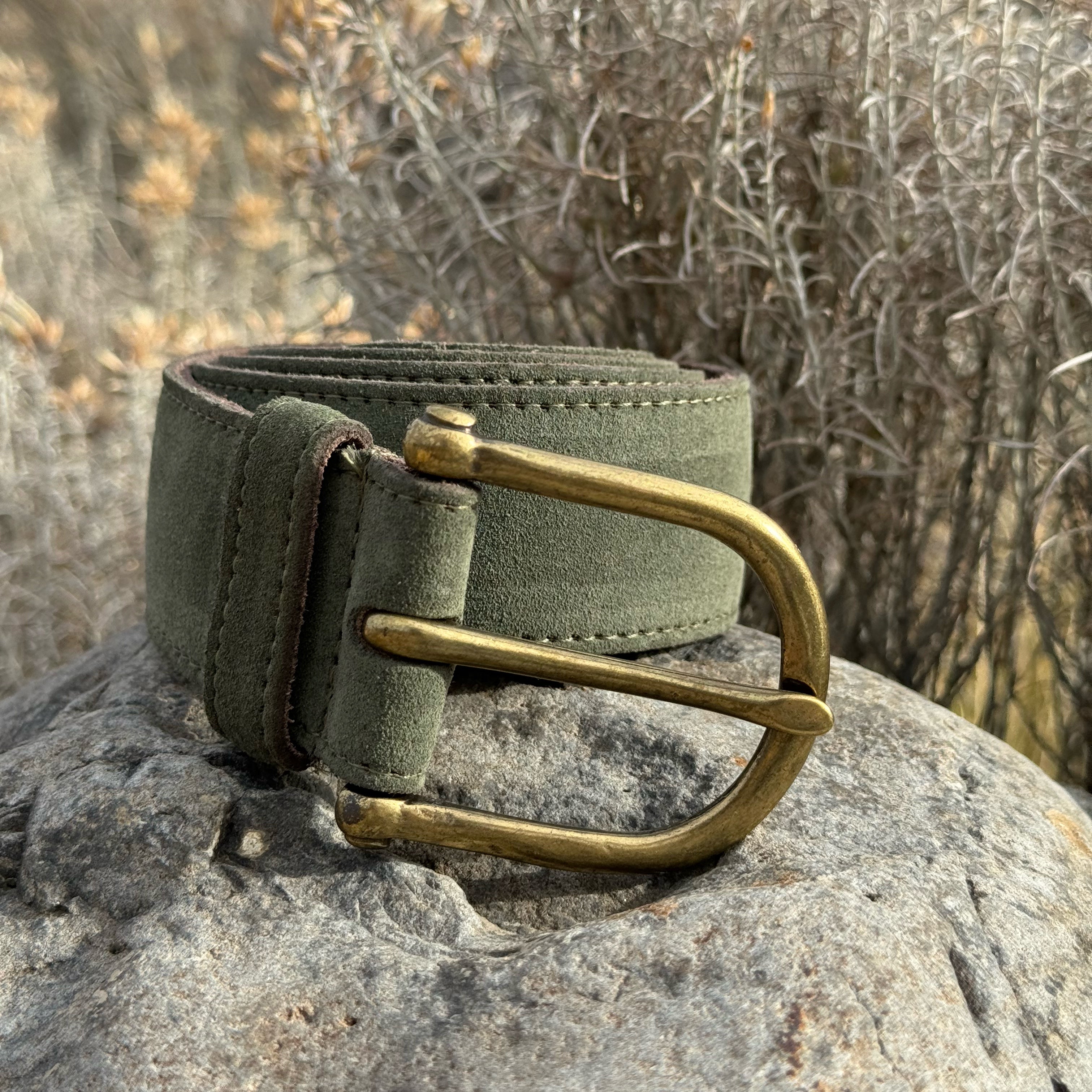 Roan Vintage Suede Belt Leaf