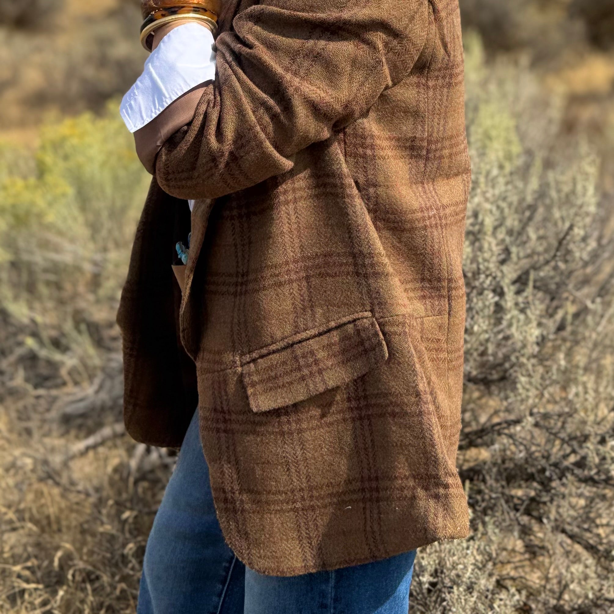 The High Desert Plaid Blazer